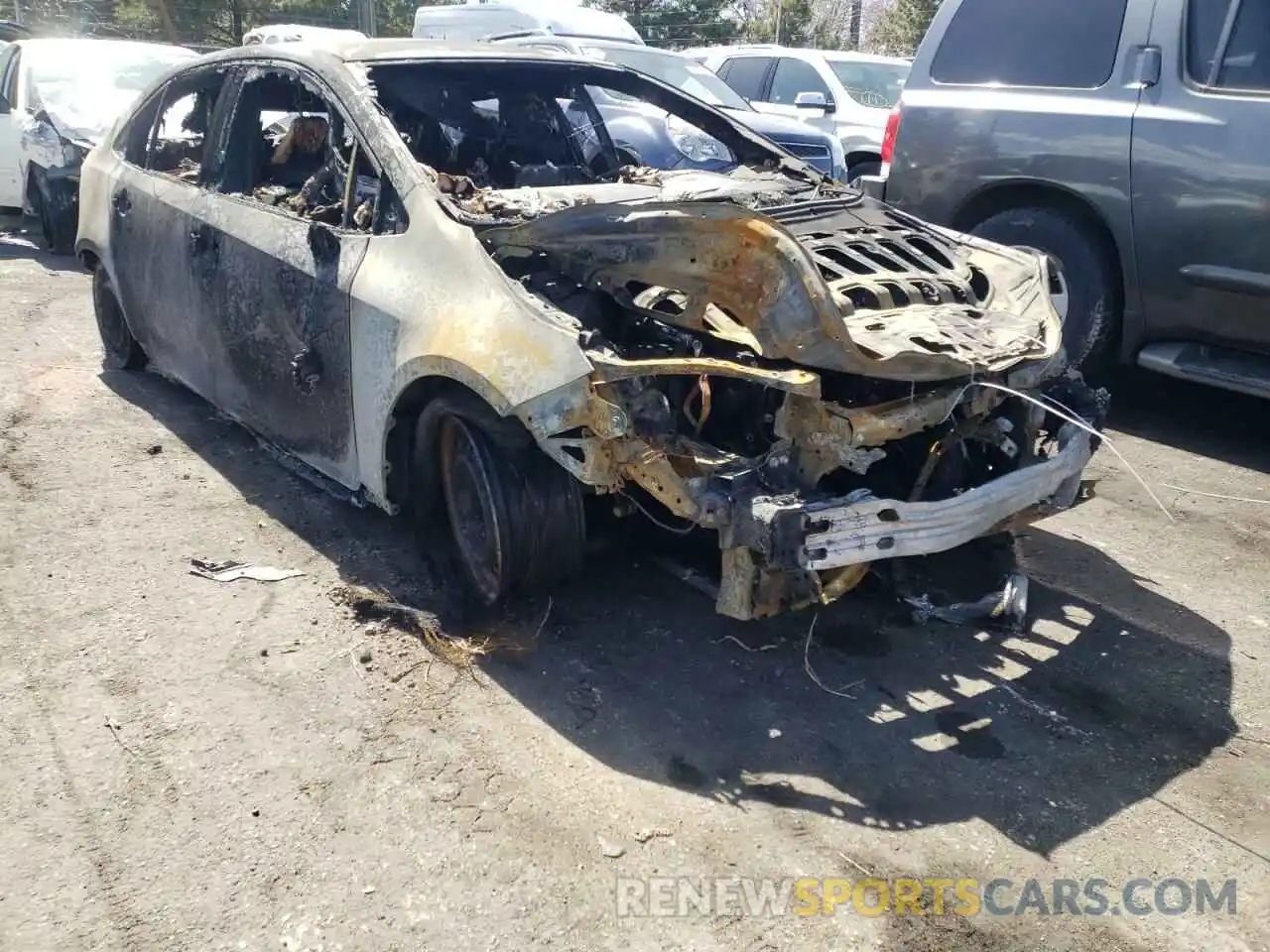 1 Photograph of a damaged car 5YFEPRAE2LP044771 TOYOTA COROLLA 2020