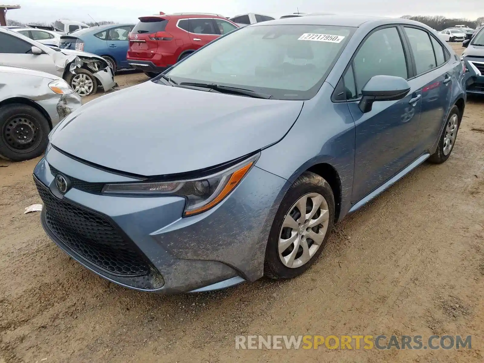 2 Photograph of a damaged car 5YFEPRAE2LP044818 TOYOTA COROLLA 2020