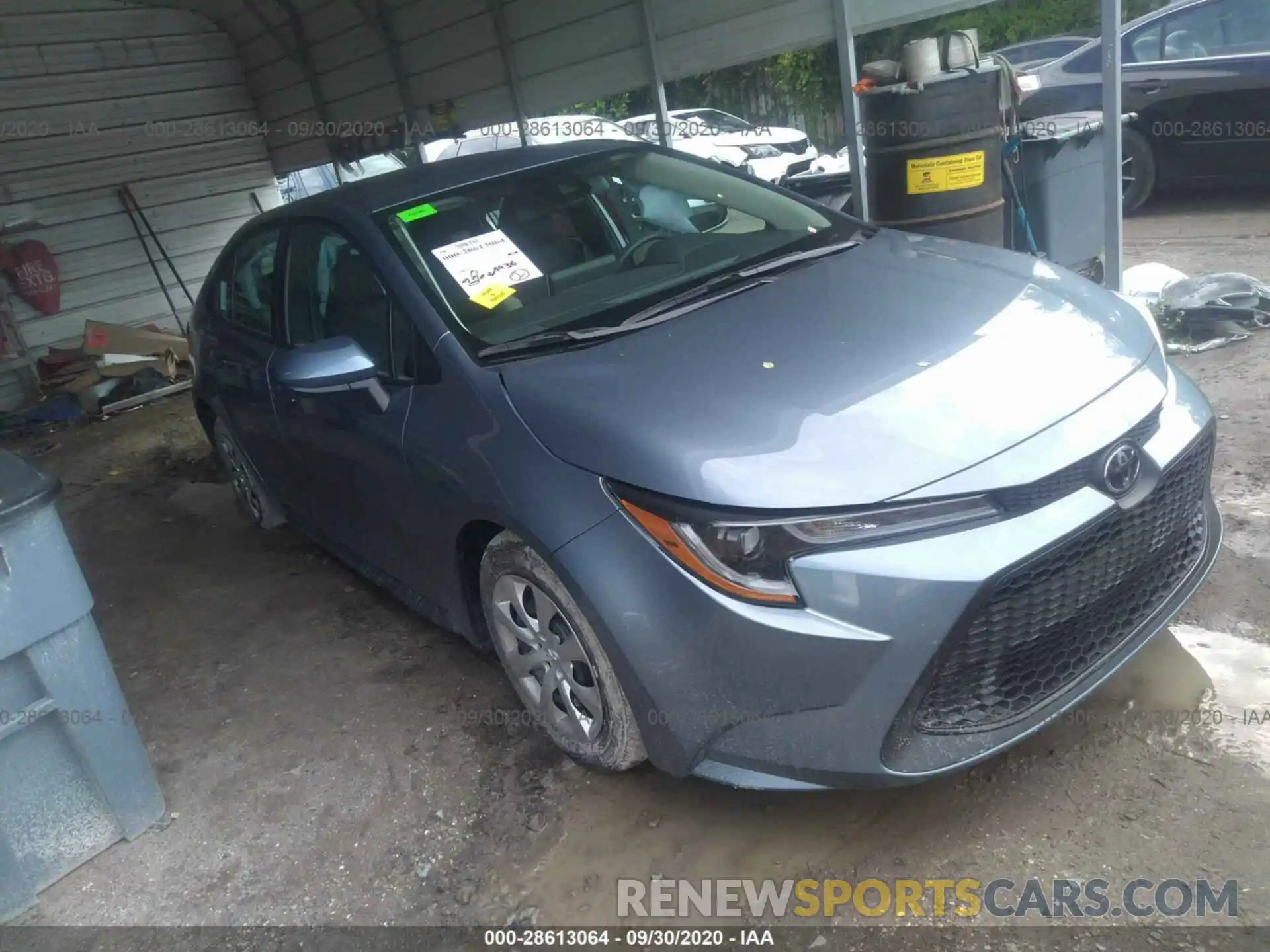 1 Photograph of a damaged car 5YFEPRAE2LP044821 TOYOTA COROLLA 2020