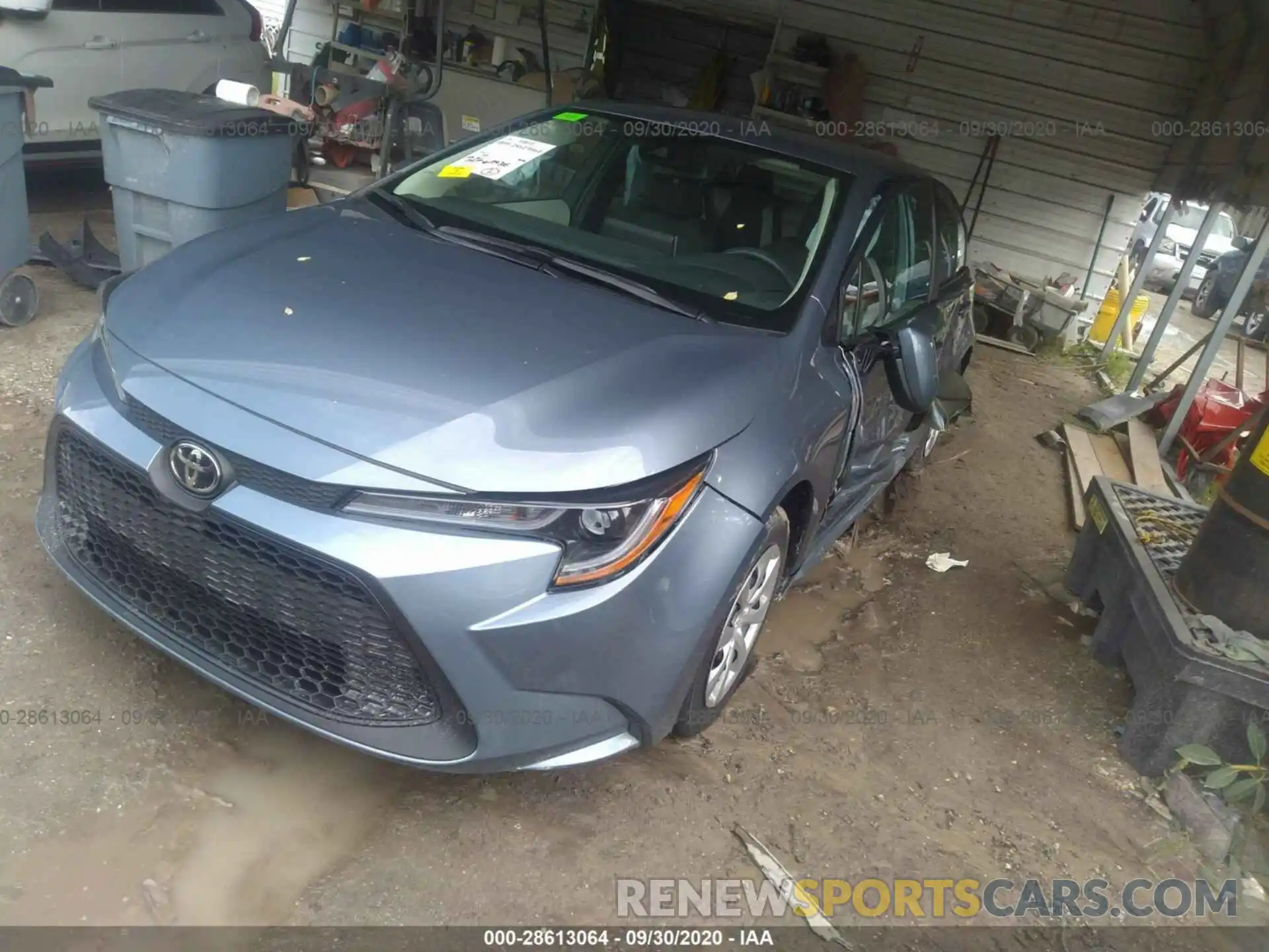 2 Photograph of a damaged car 5YFEPRAE2LP044821 TOYOTA COROLLA 2020