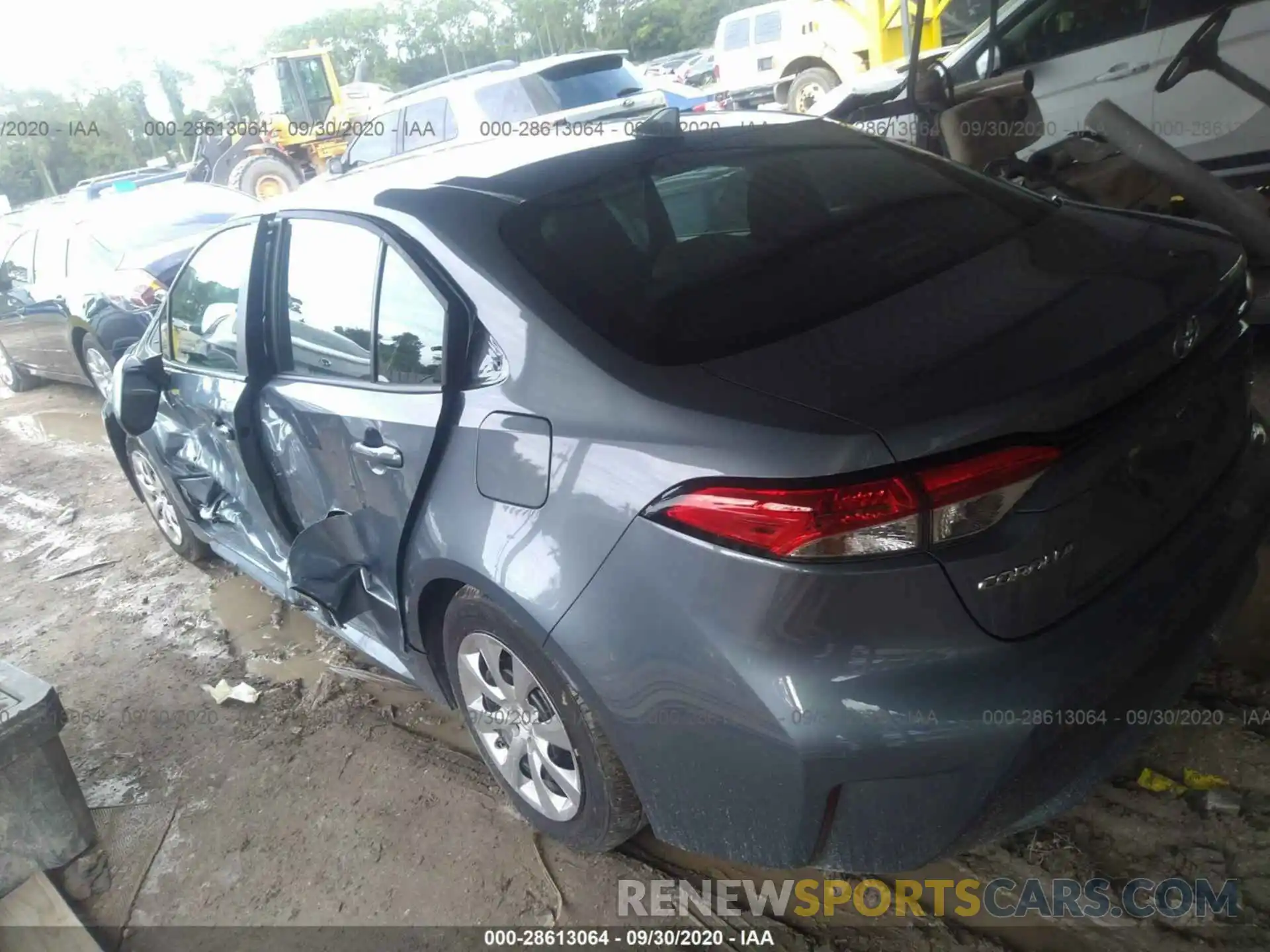 3 Photograph of a damaged car 5YFEPRAE2LP044821 TOYOTA COROLLA 2020