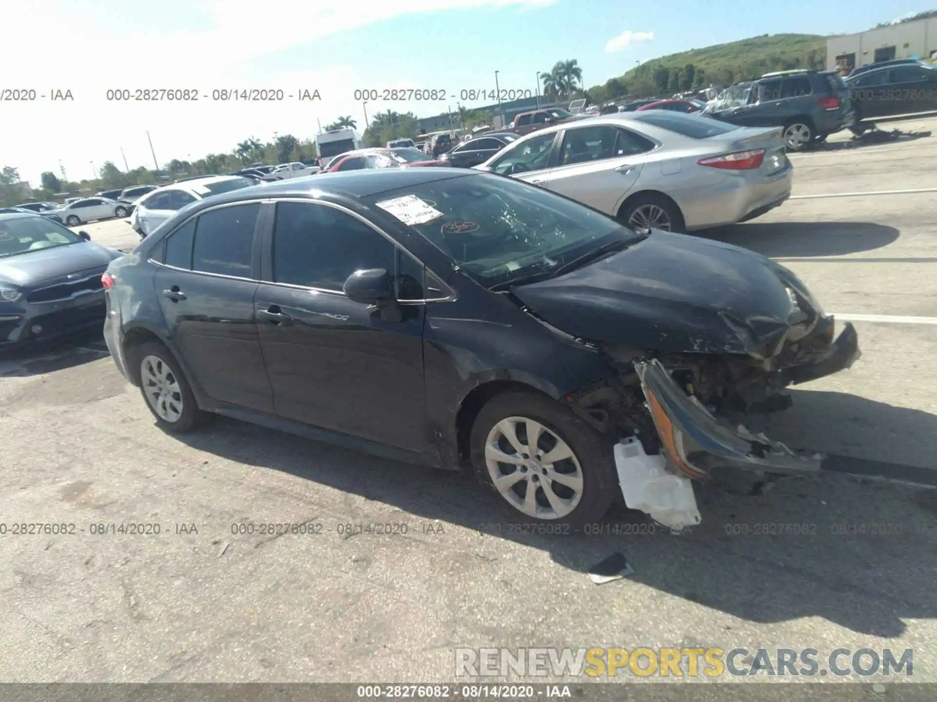 1 Photograph of a damaged car 5YFEPRAE2LP046097 TOYOTA COROLLA 2020