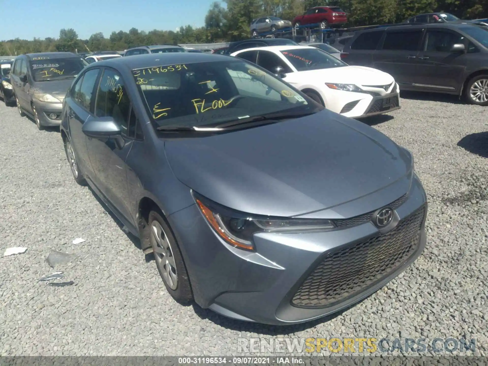 1 Photograph of a damaged car 5YFEPRAE2LP046634 TOYOTA COROLLA 2020