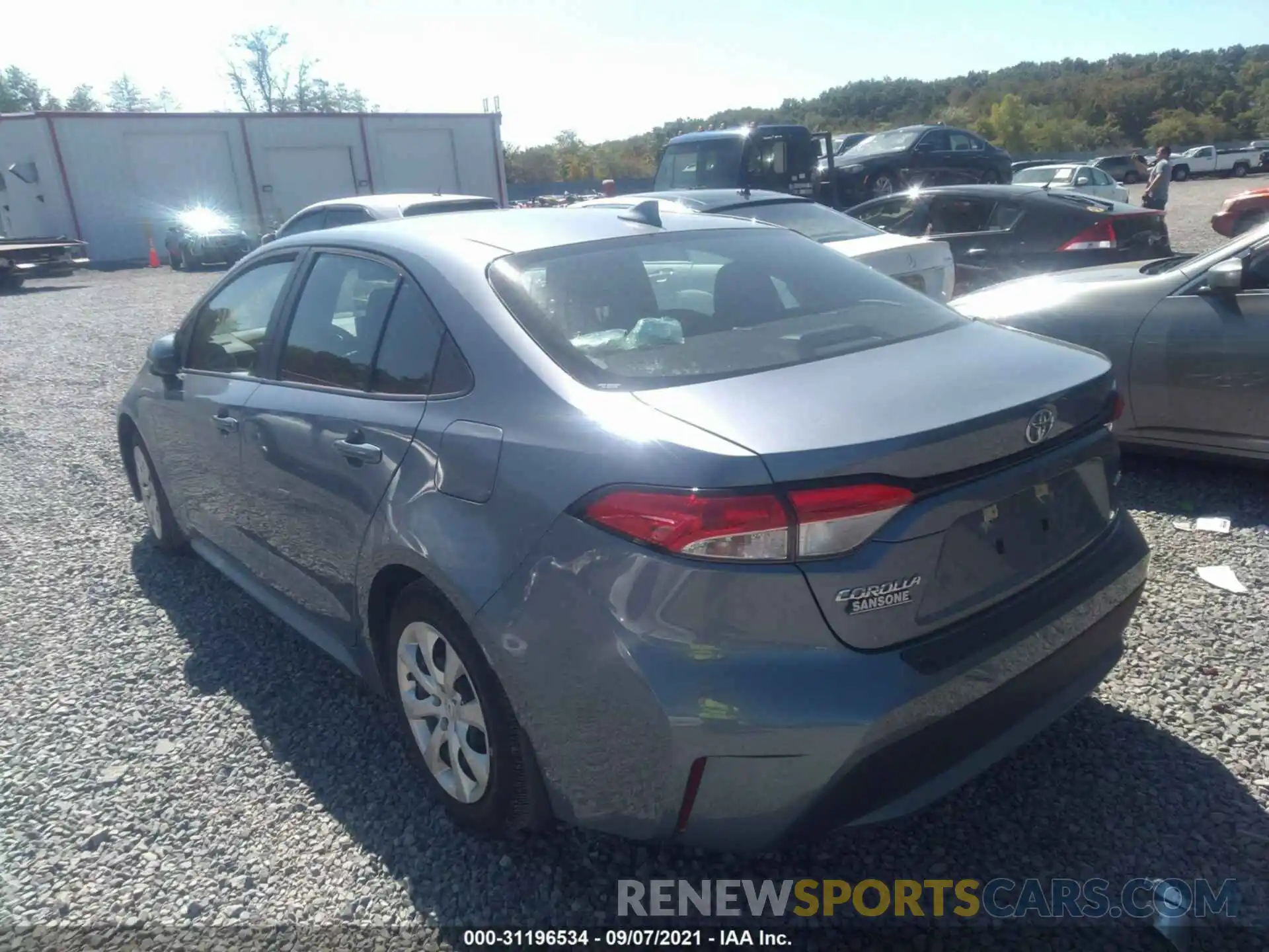 3 Photograph of a damaged car 5YFEPRAE2LP046634 TOYOTA COROLLA 2020