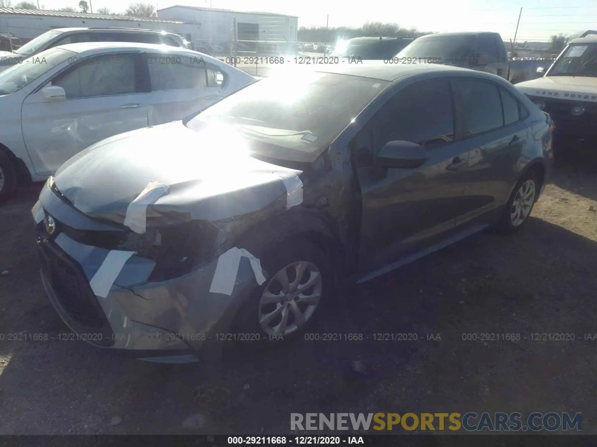 2 Photograph of a damaged car 5YFEPRAE2LP046889 TOYOTA COROLLA 2020