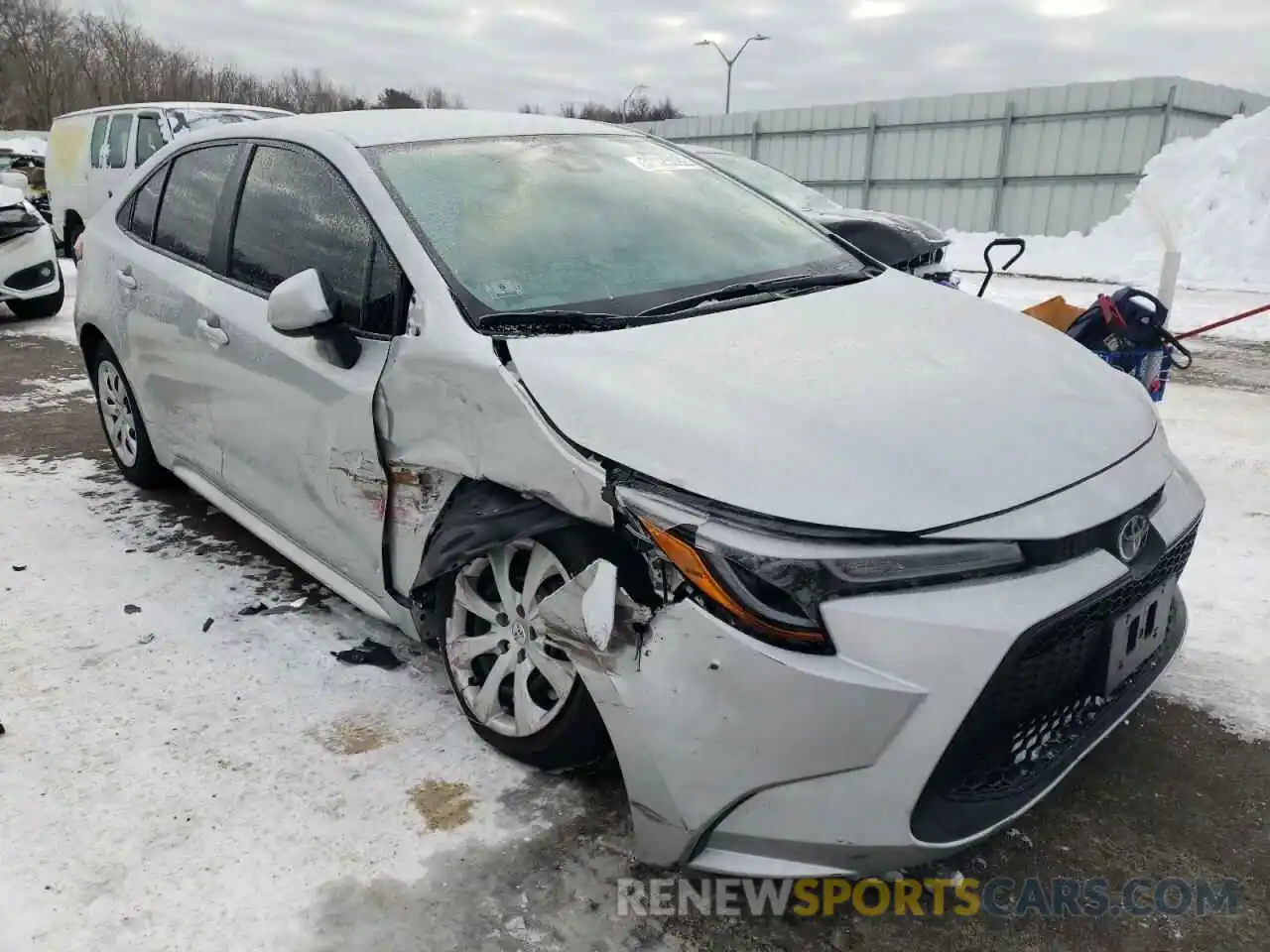 1 Photograph of a damaged car 5YFEPRAE2LP047542 TOYOTA COROLLA 2020