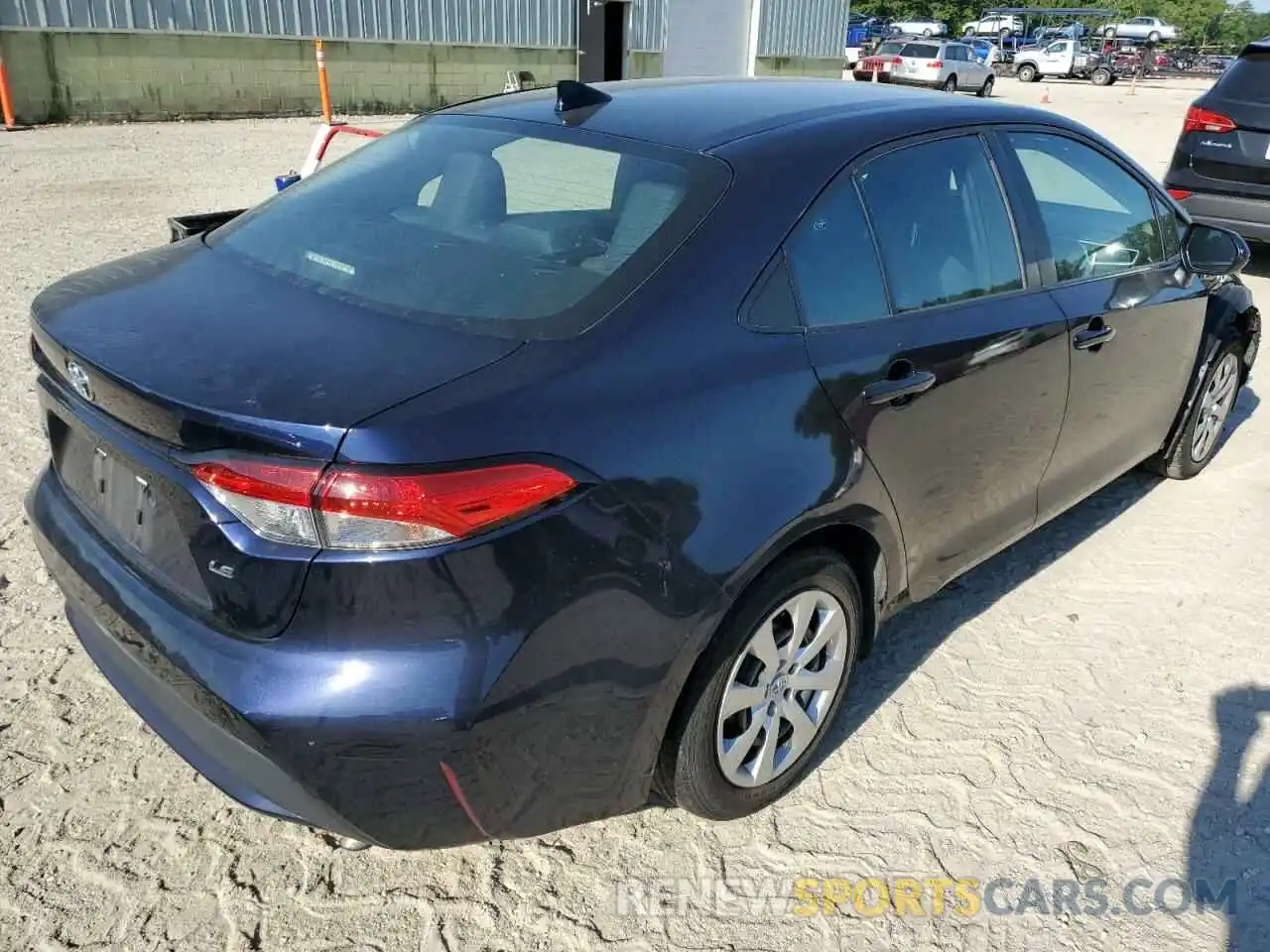 4 Photograph of a damaged car 5YFEPRAE2LP047718 TOYOTA COROLLA 2020