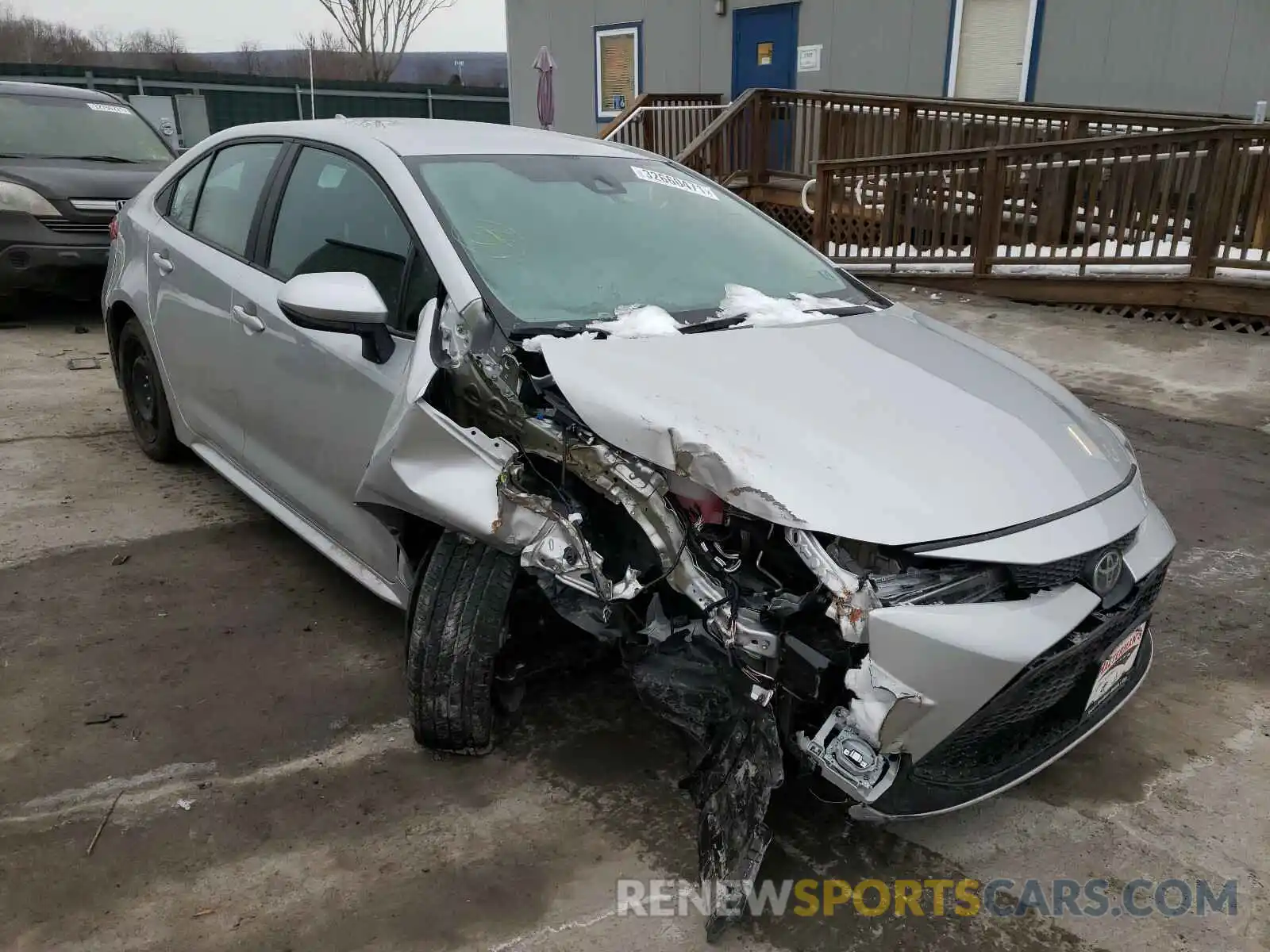 1 Photograph of a damaged car 5YFEPRAE2LP048125 TOYOTA COROLLA 2020