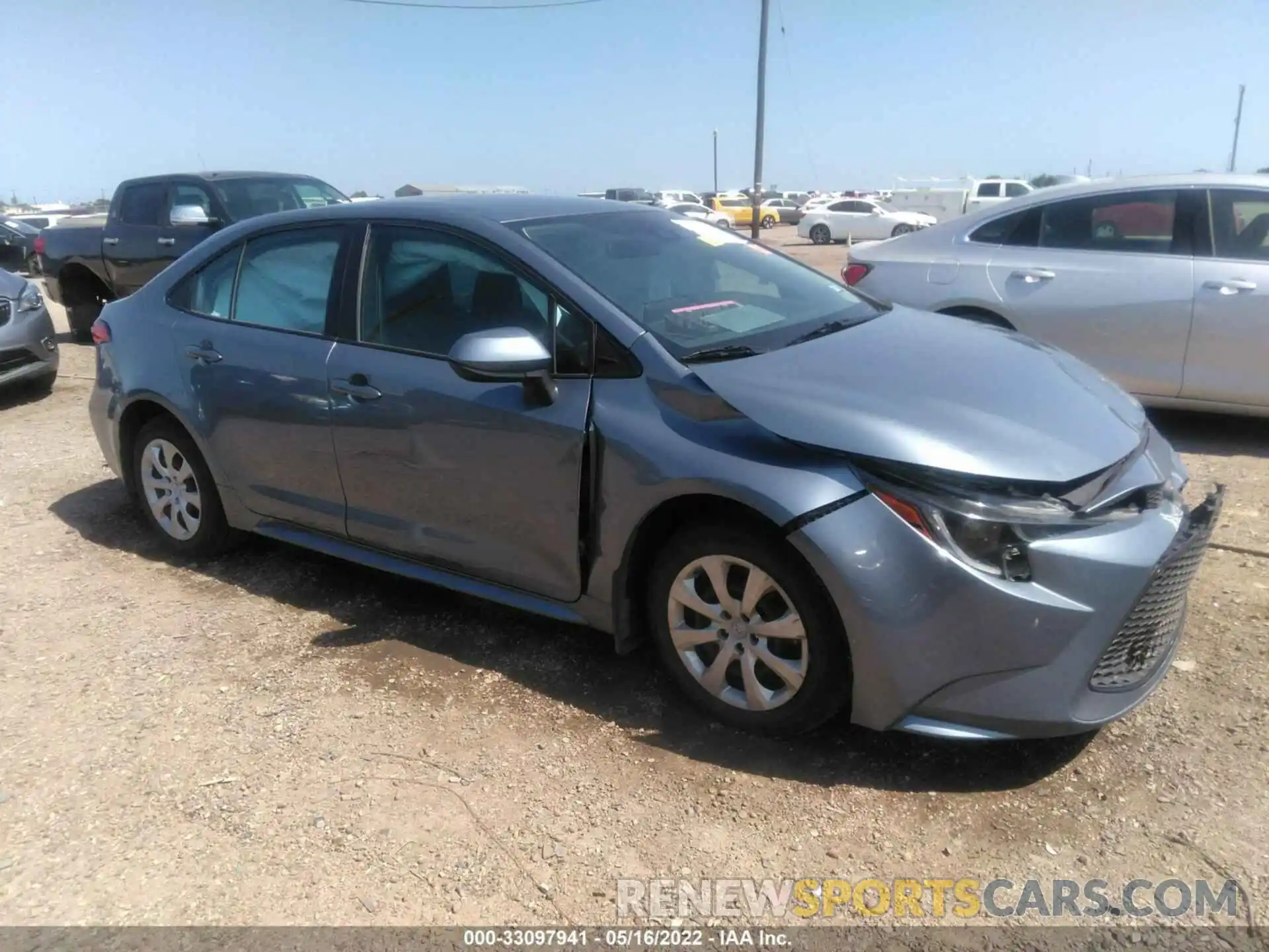 1 Photograph of a damaged car 5YFEPRAE2LP048335 TOYOTA COROLLA 2020