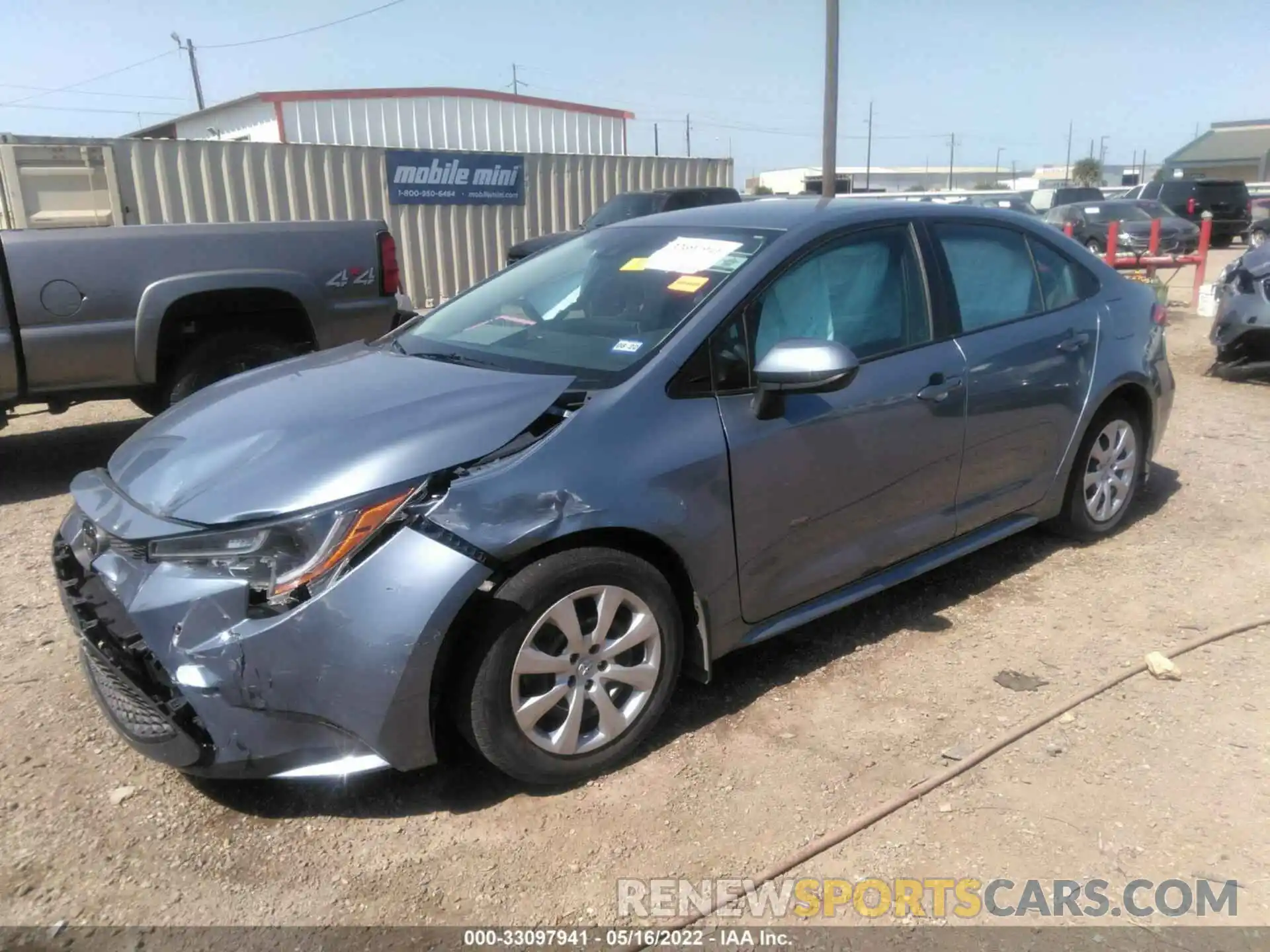 2 Photograph of a damaged car 5YFEPRAE2LP048335 TOYOTA COROLLA 2020