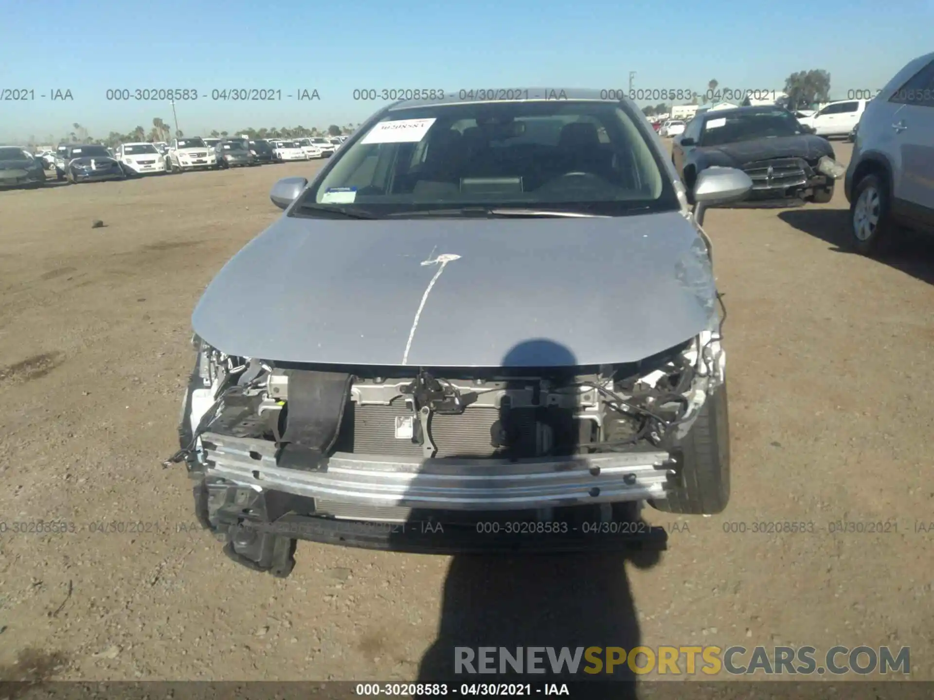 6 Photograph of a damaged car 5YFEPRAE2LP048478 TOYOTA COROLLA 2020