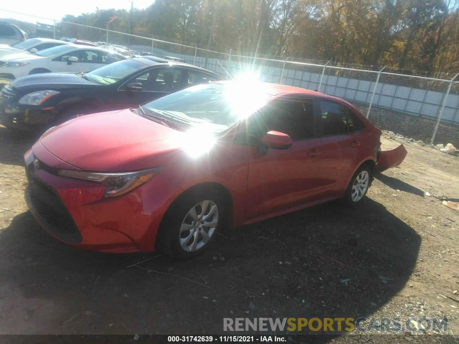 2 Photograph of a damaged car 5YFEPRAE2LP048979 TOYOTA COROLLA 2020