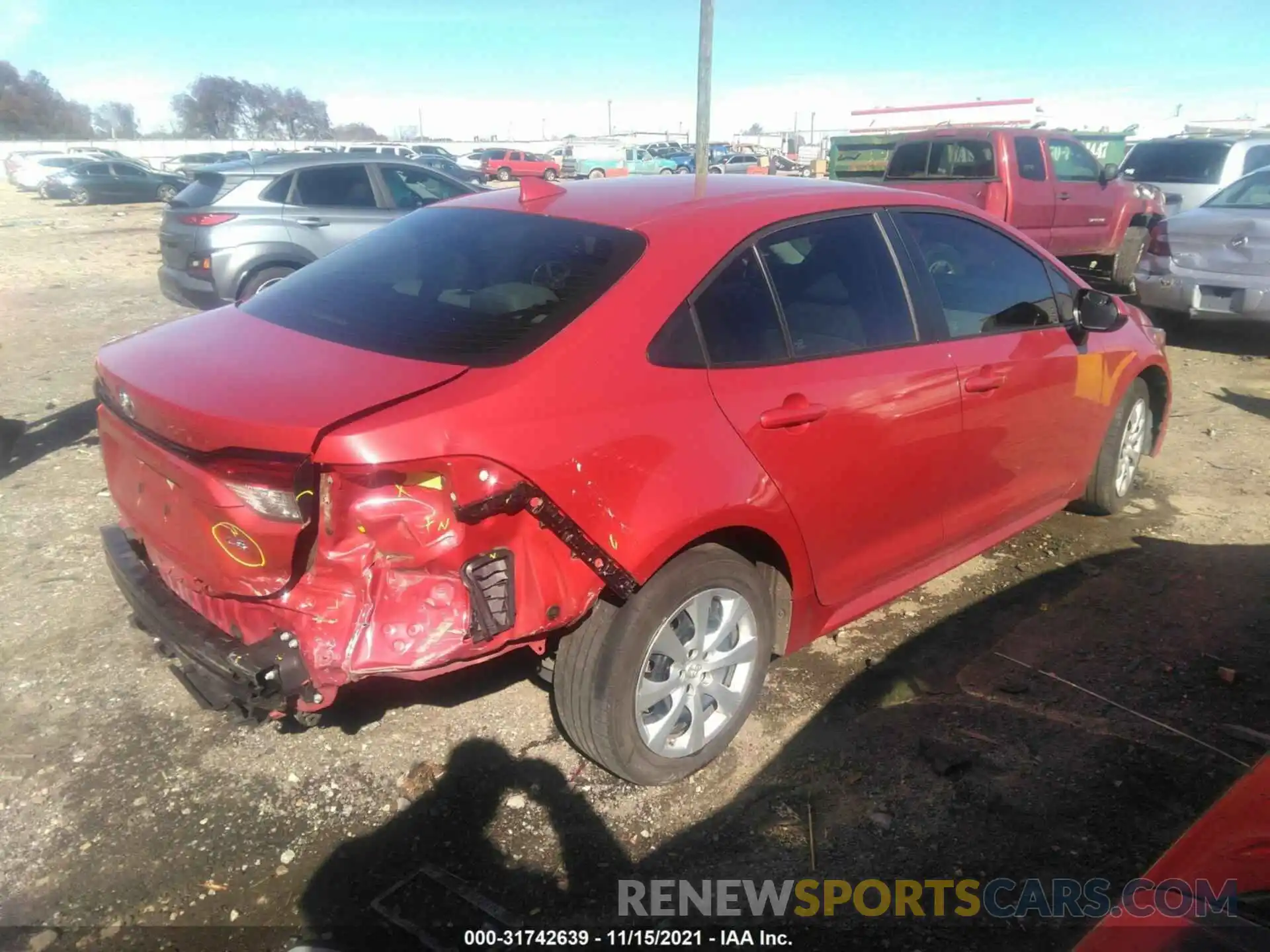 4 Photograph of a damaged car 5YFEPRAE2LP048979 TOYOTA COROLLA 2020