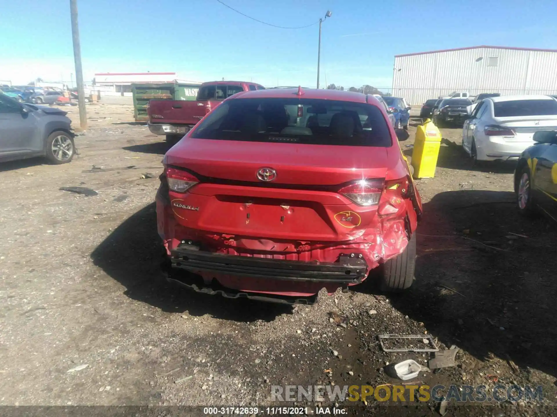 6 Photograph of a damaged car 5YFEPRAE2LP048979 TOYOTA COROLLA 2020