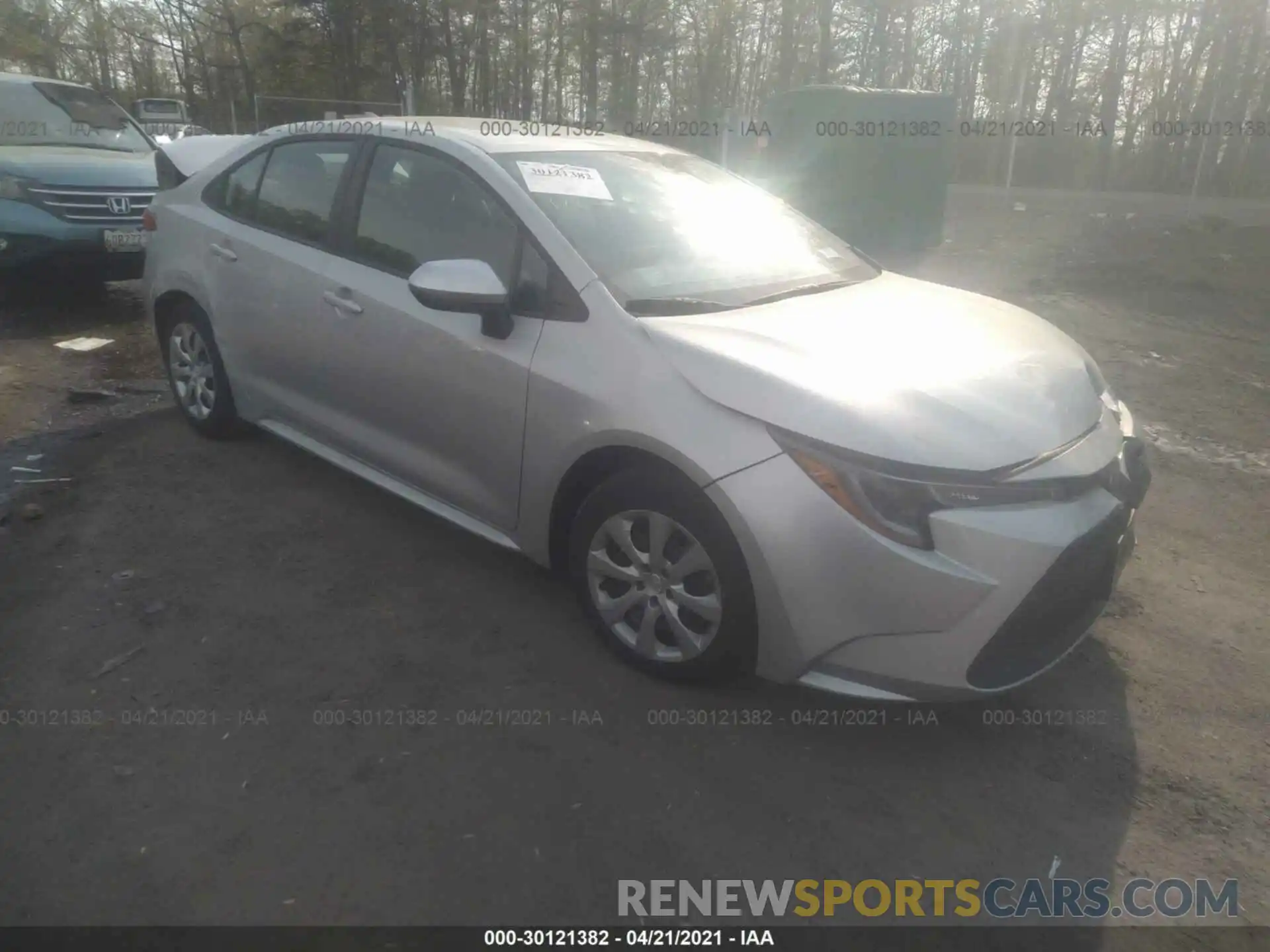 1 Photograph of a damaged car 5YFEPRAE2LP050845 TOYOTA COROLLA 2020