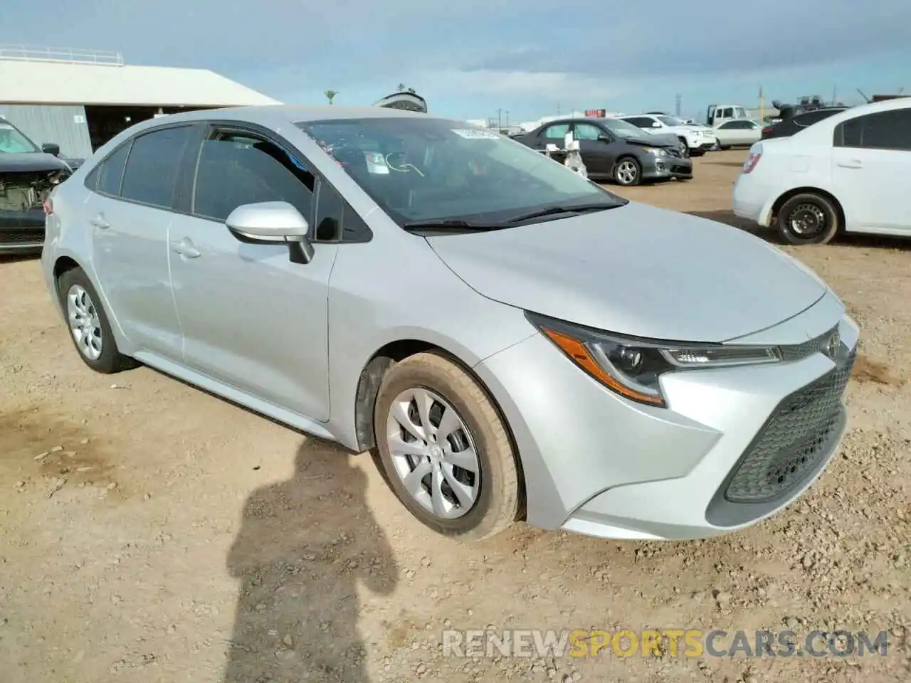 1 Photograph of a damaged car 5YFEPRAE2LP050991 TOYOTA COROLLA 2020