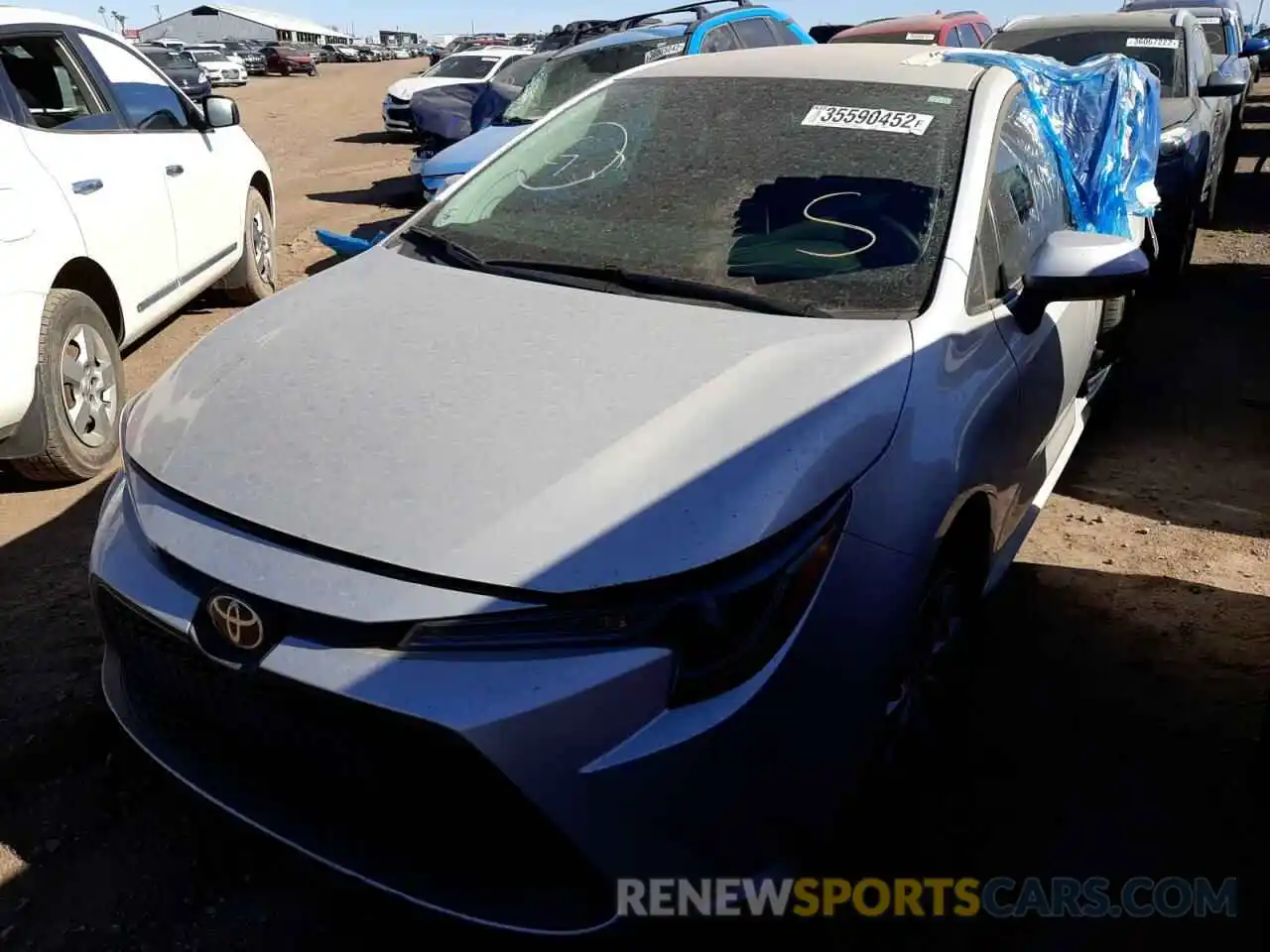 2 Photograph of a damaged car 5YFEPRAE2LP050991 TOYOTA COROLLA 2020