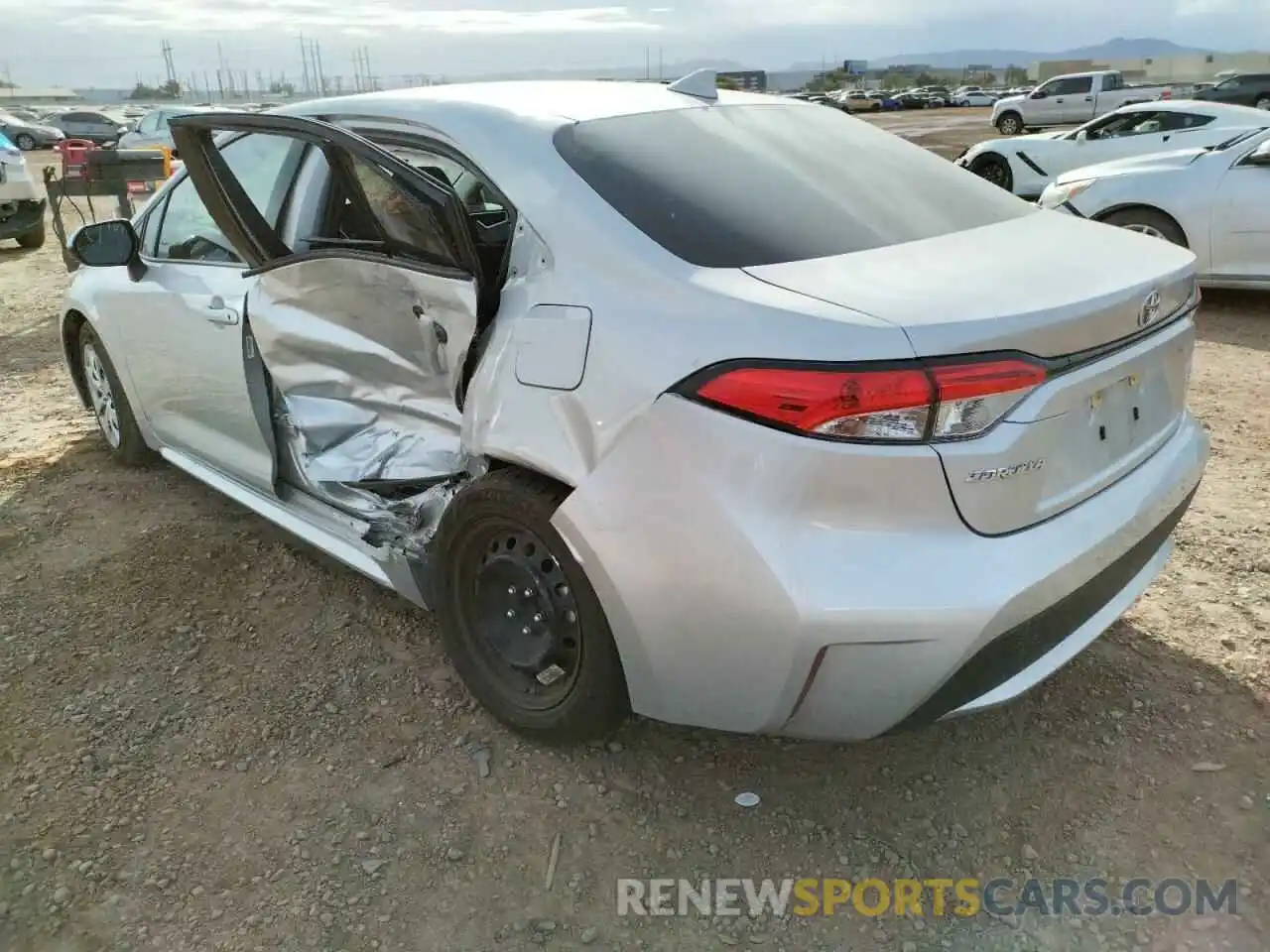 3 Photograph of a damaged car 5YFEPRAE2LP050991 TOYOTA COROLLA 2020