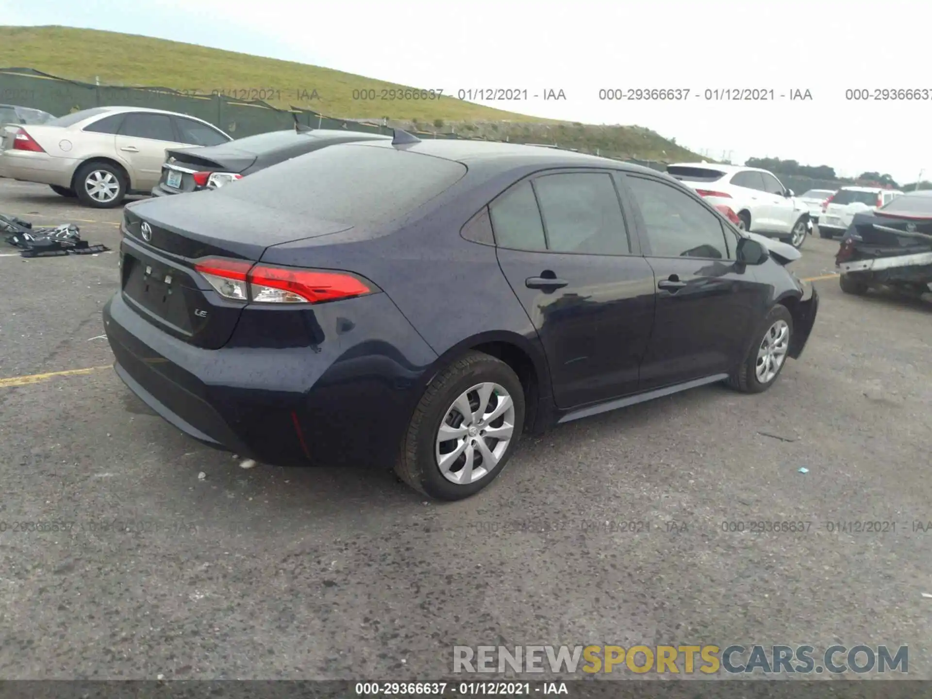 4 Photograph of a damaged car 5YFEPRAE2LP051302 TOYOTA COROLLA 2020