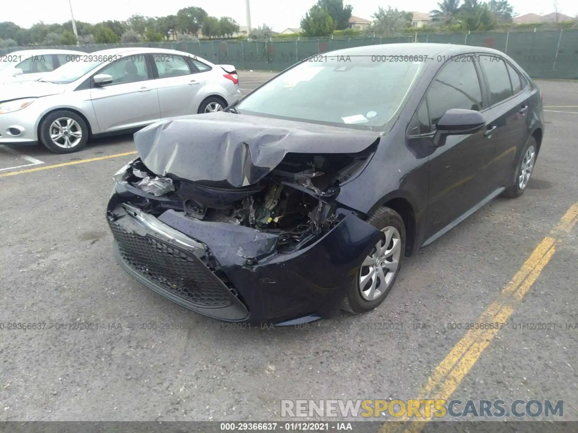 6 Photograph of a damaged car 5YFEPRAE2LP051302 TOYOTA COROLLA 2020