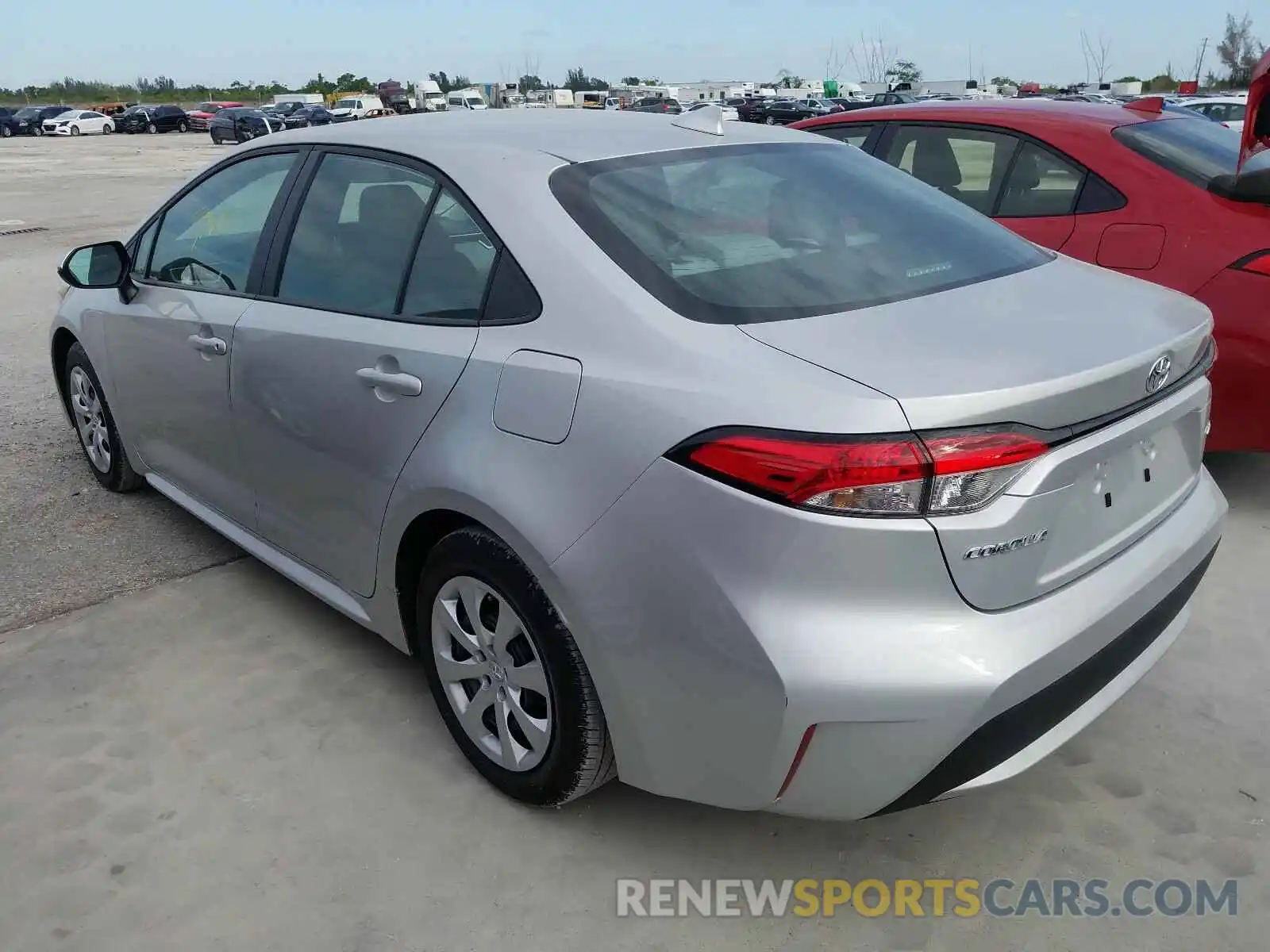 3 Photograph of a damaged car 5YFEPRAE2LP052160 TOYOTA COROLLA 2020