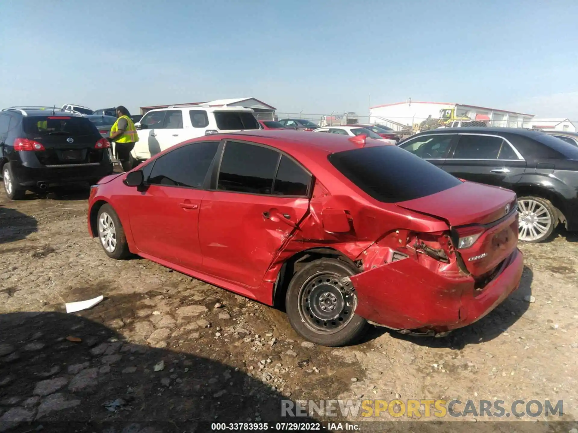 3 Photograph of a damaged car 5YFEPRAE2LP052305 TOYOTA COROLLA 2020