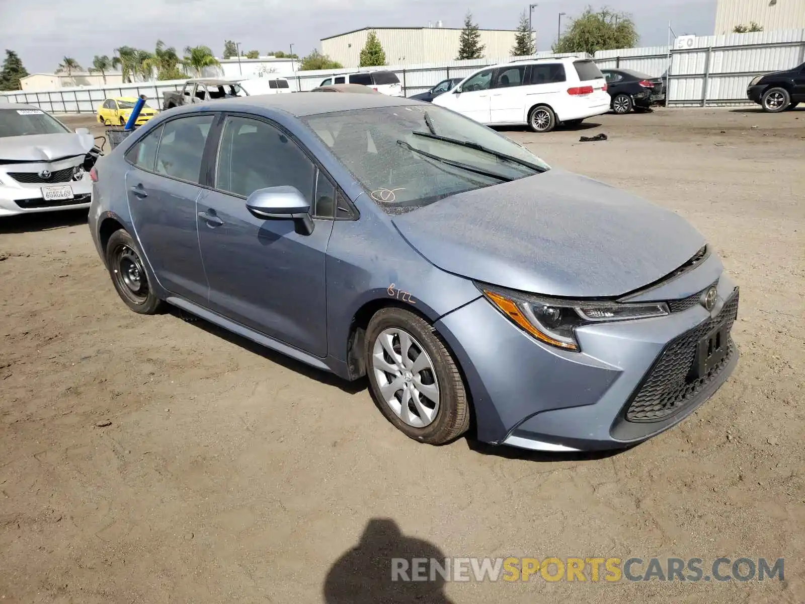 1 Photograph of a damaged car 5YFEPRAE2LP052434 TOYOTA COROLLA 2020