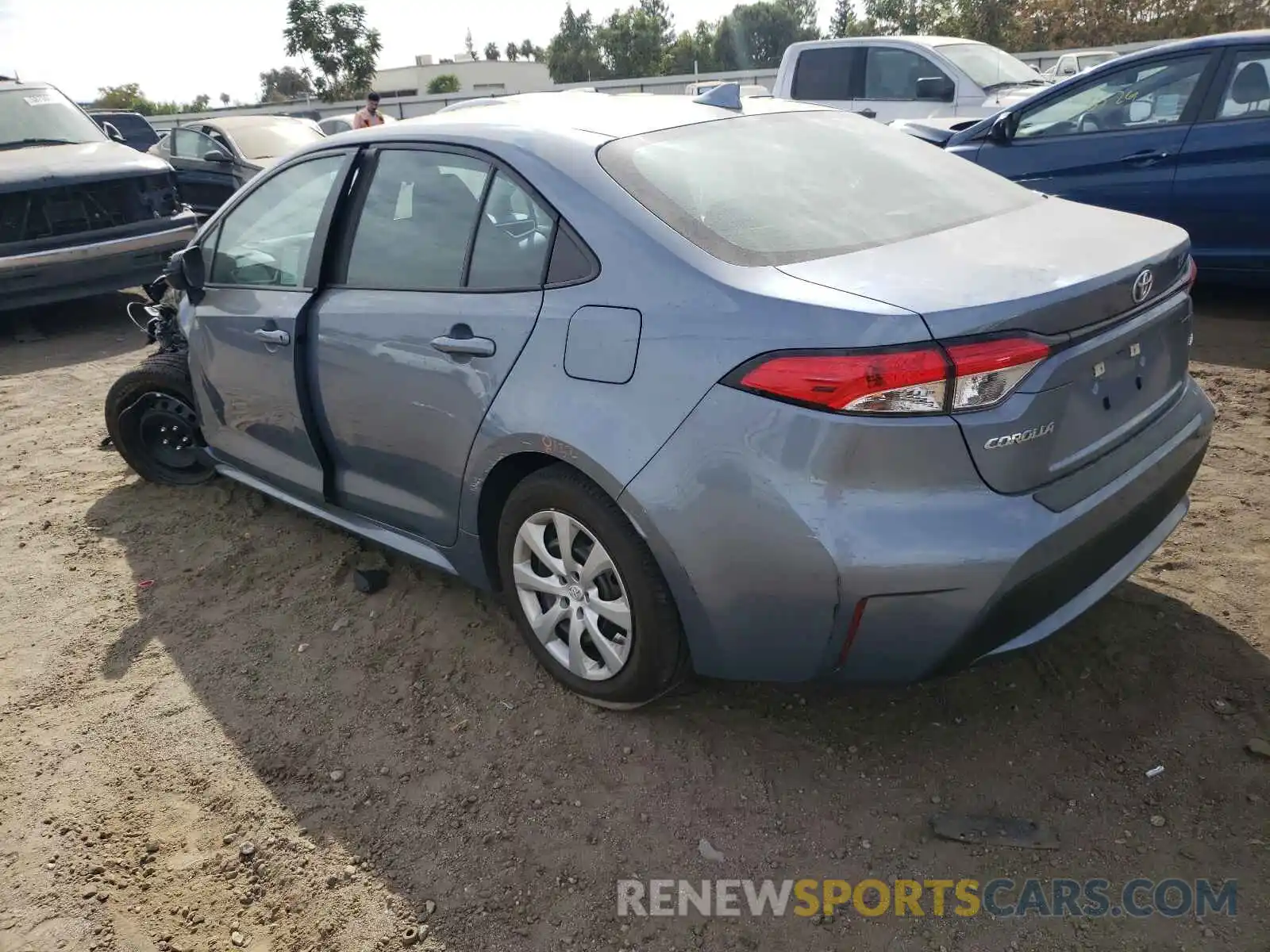 3 Photograph of a damaged car 5YFEPRAE2LP052434 TOYOTA COROLLA 2020