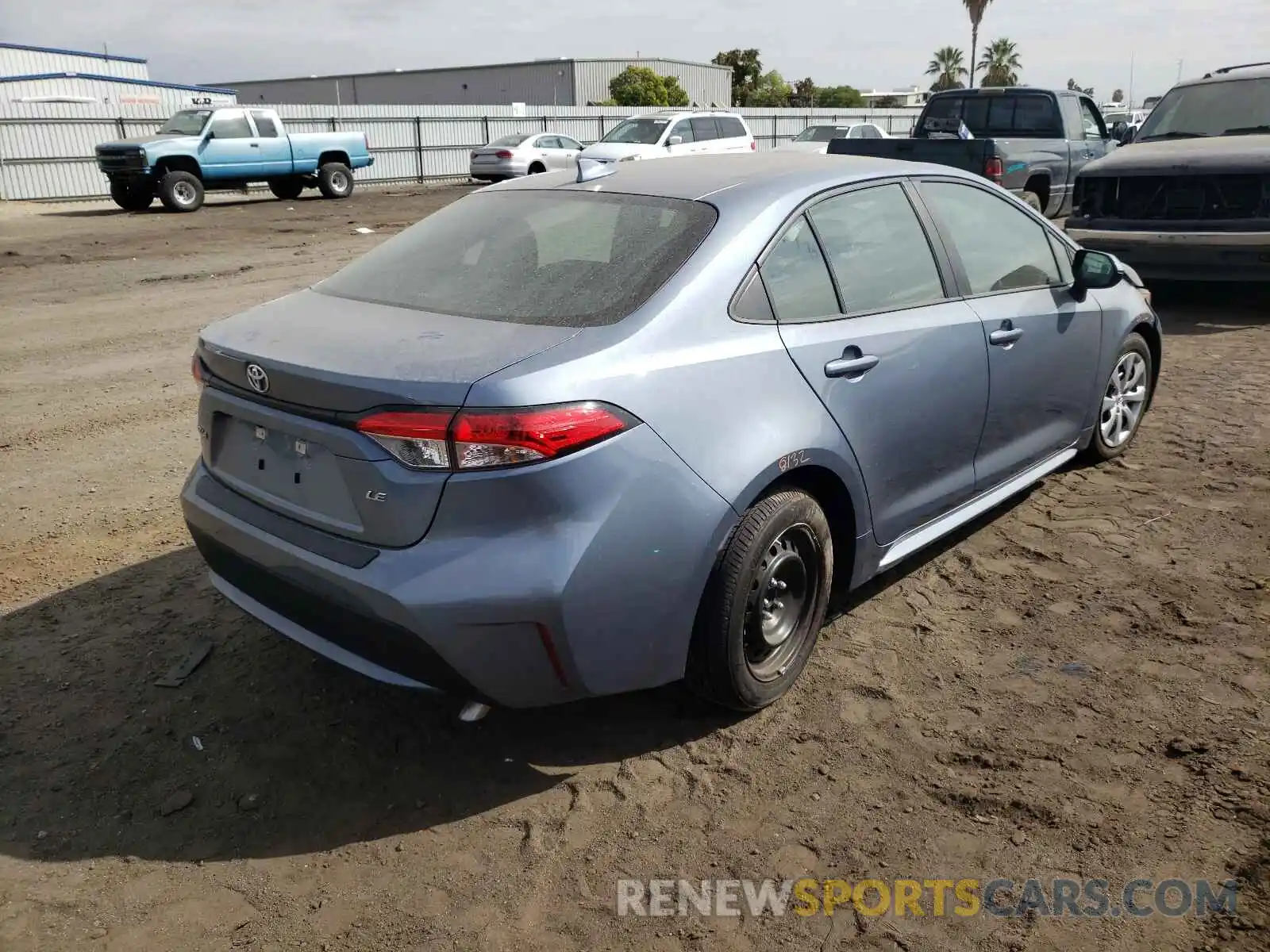 4 Photograph of a damaged car 5YFEPRAE2LP052434 TOYOTA COROLLA 2020