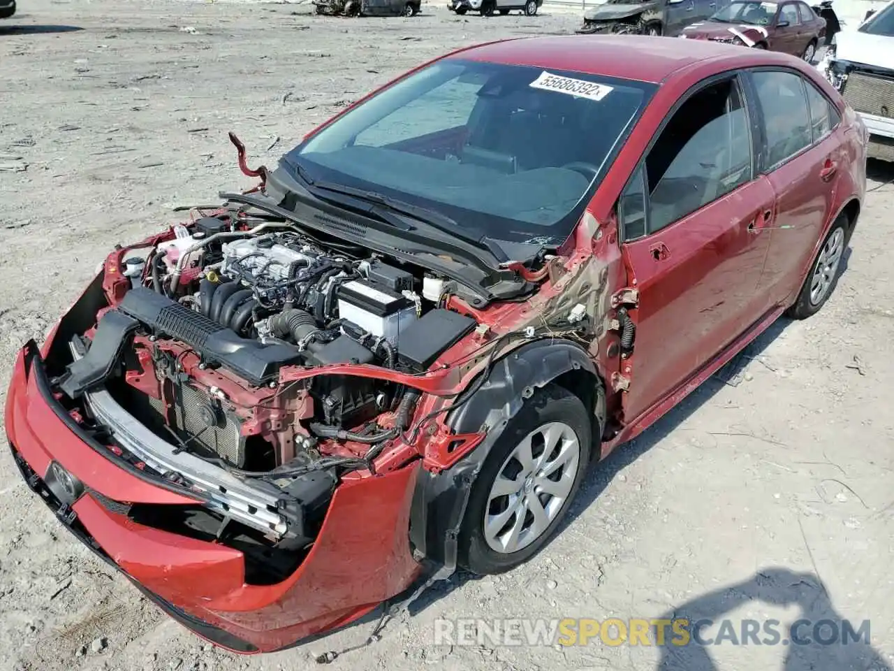 9 Photograph of a damaged car 5YFEPRAE2LP053177 TOYOTA COROLLA 2020