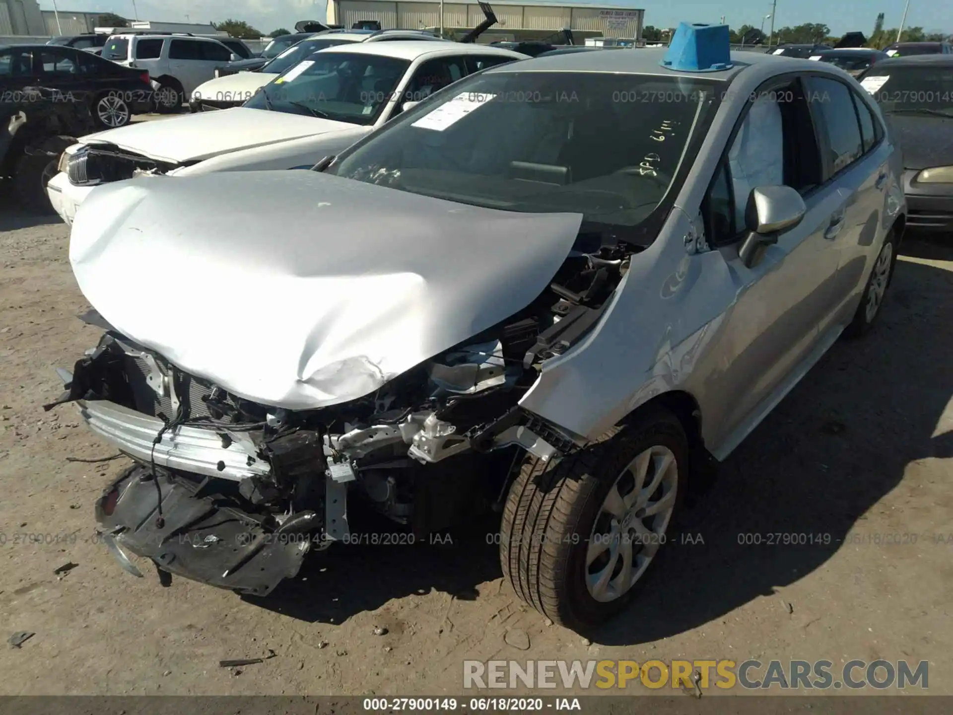 6 Photograph of a damaged car 5YFEPRAE2LP053258 TOYOTA COROLLA 2020