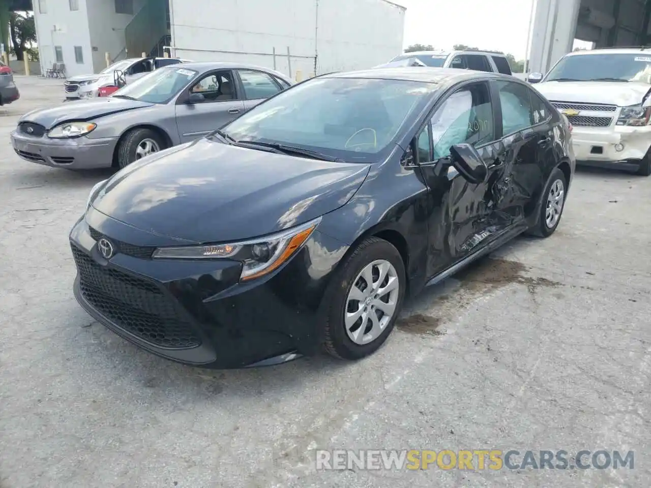 2 Photograph of a damaged car 5YFEPRAE2LP053406 TOYOTA COROLLA 2020