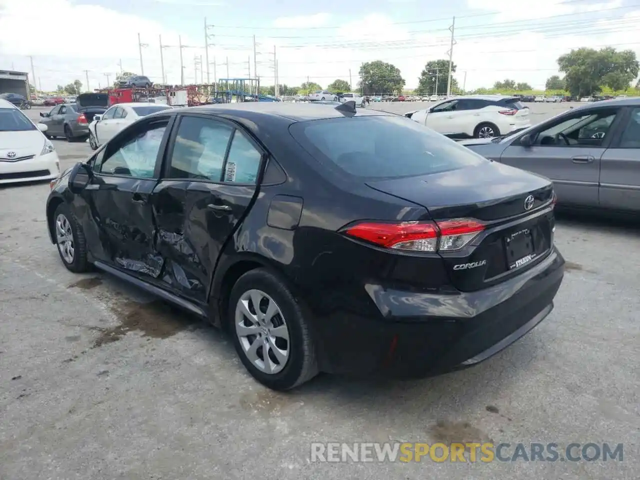 3 Photograph of a damaged car 5YFEPRAE2LP053406 TOYOTA COROLLA 2020