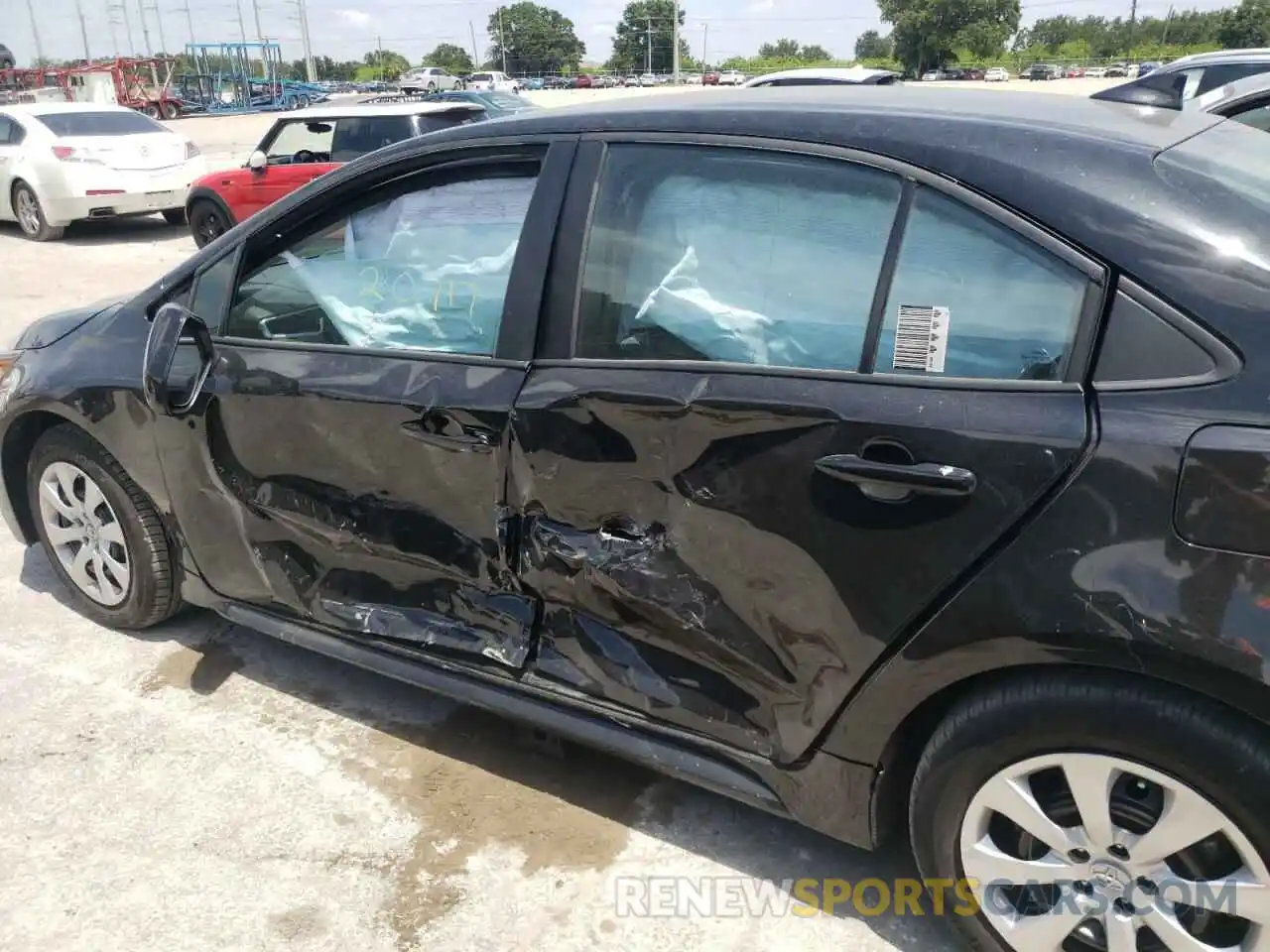 9 Photograph of a damaged car 5YFEPRAE2LP053406 TOYOTA COROLLA 2020