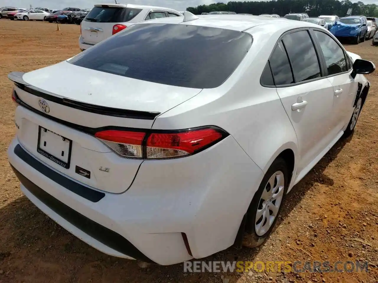 4 Photograph of a damaged car 5YFEPRAE2LP055141 TOYOTA COROLLA 2020