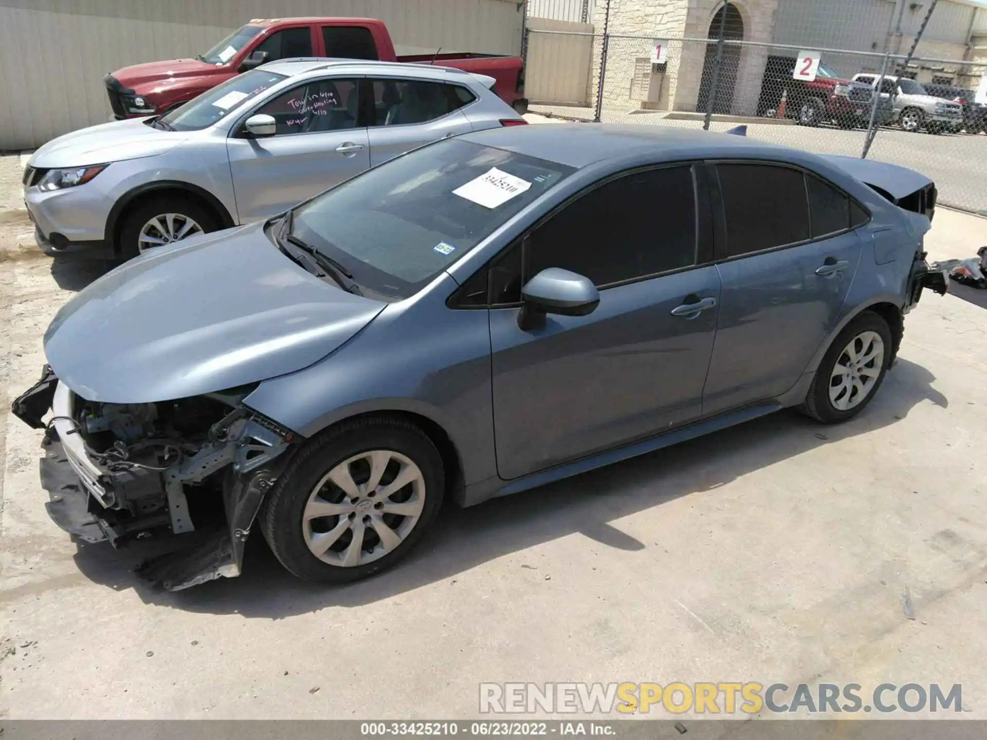 2 Photograph of a damaged car 5YFEPRAE2LP055995 TOYOTA COROLLA 2020