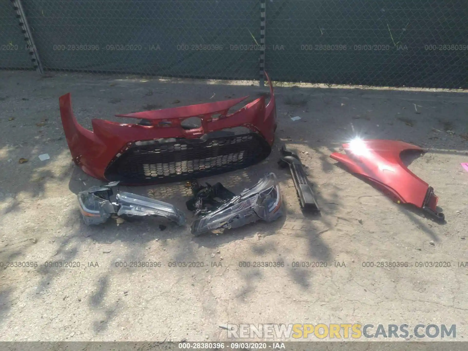 12 Photograph of a damaged car 5YFEPRAE2LP056273 TOYOTA COROLLA 2020