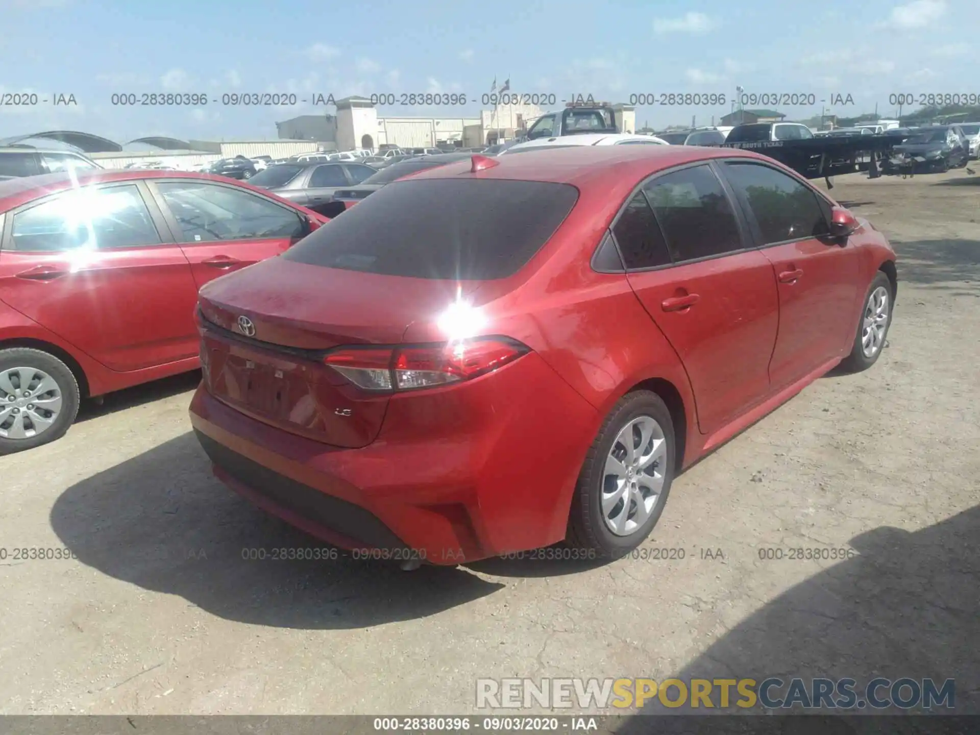 4 Photograph of a damaged car 5YFEPRAE2LP056273 TOYOTA COROLLA 2020