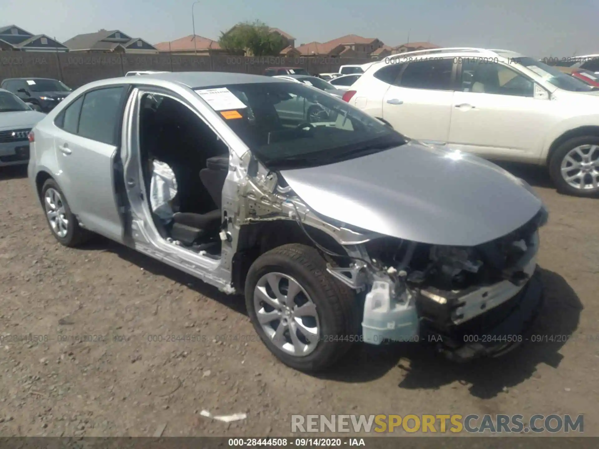 1 Photograph of a damaged car 5YFEPRAE2LP056810 TOYOTA COROLLA 2020