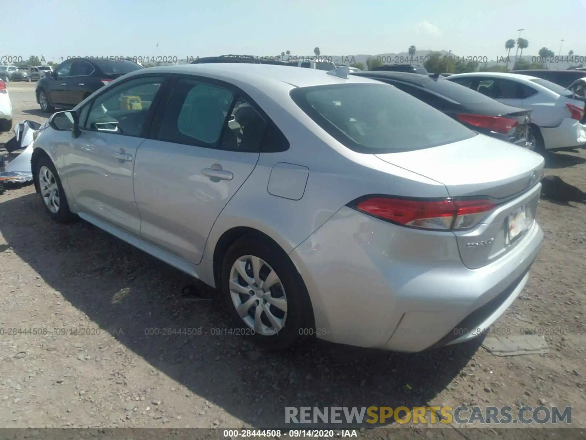 3 Photograph of a damaged car 5YFEPRAE2LP056810 TOYOTA COROLLA 2020