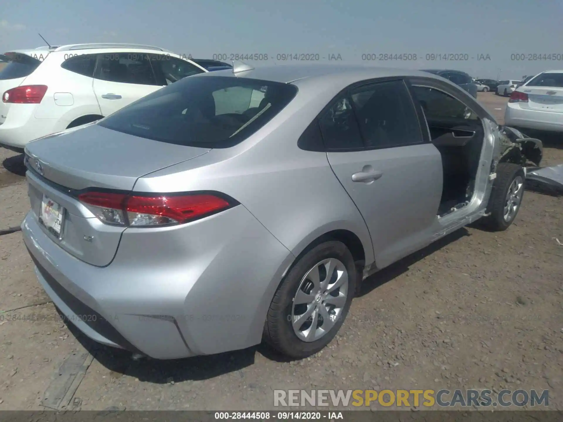 4 Photograph of a damaged car 5YFEPRAE2LP056810 TOYOTA COROLLA 2020