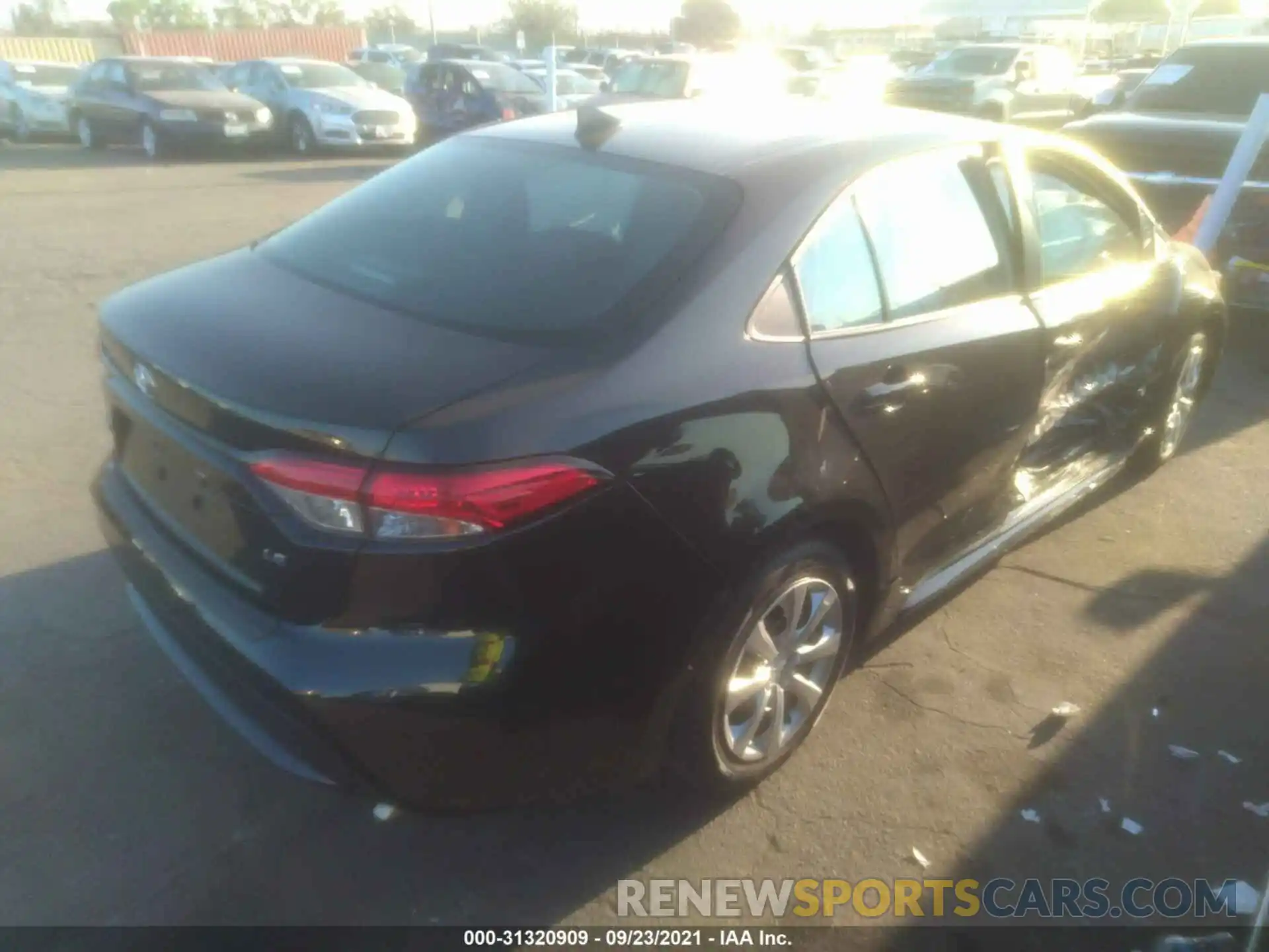 4 Photograph of a damaged car 5YFEPRAE2LP057570 TOYOTA COROLLA 2020