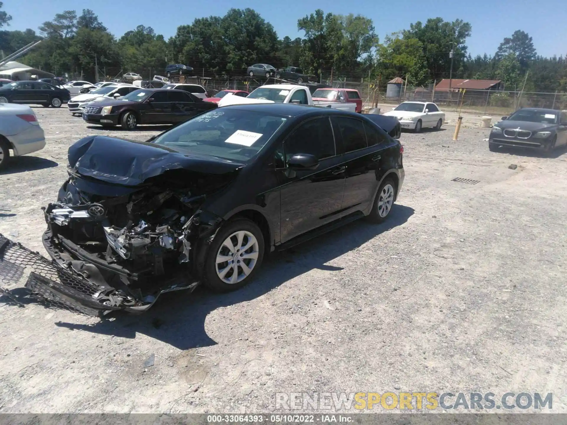 2 Photograph of a damaged car 5YFEPRAE2LP057875 TOYOTA COROLLA 2020