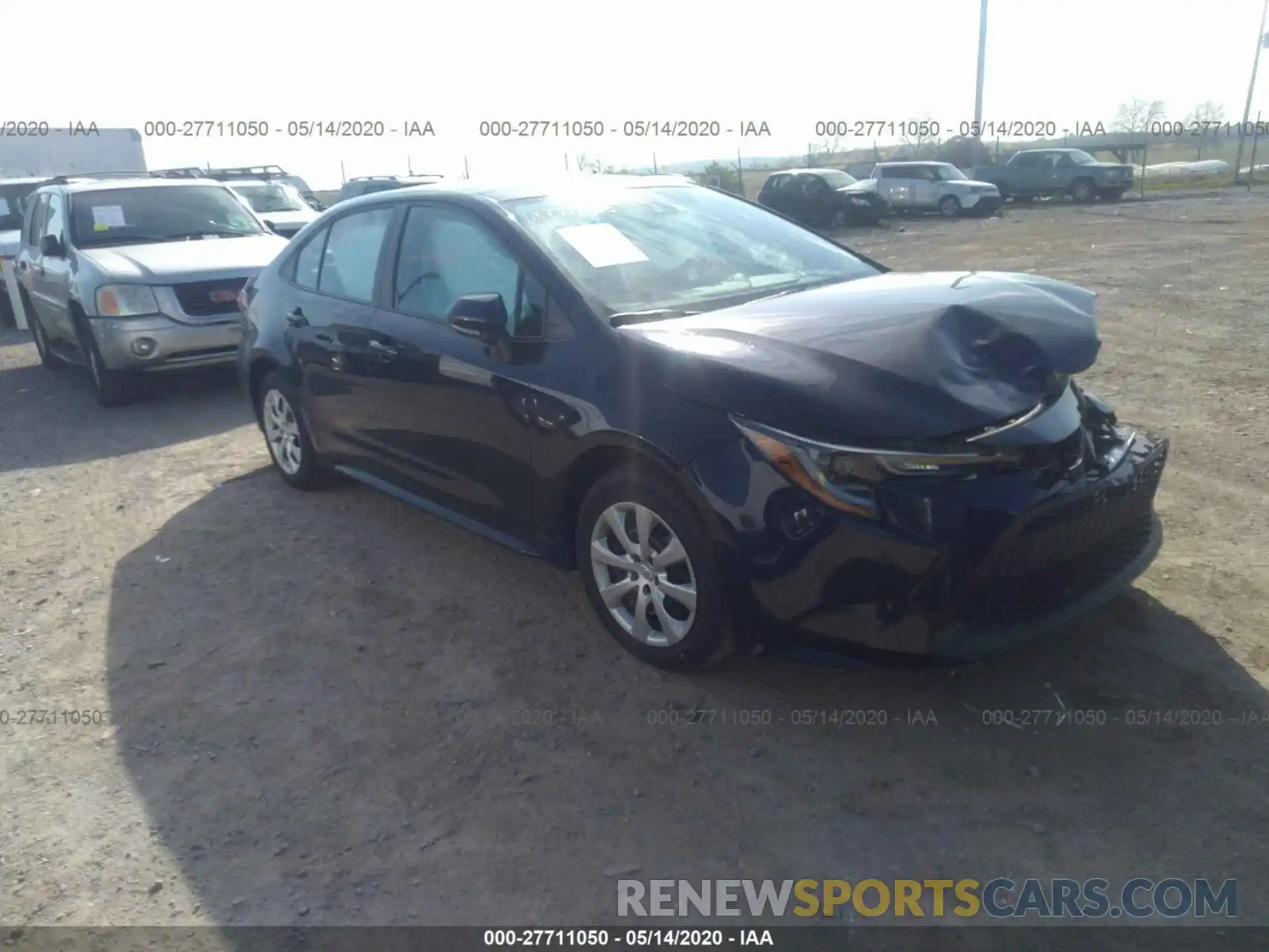 1 Photograph of a damaged car 5YFEPRAE2LP058203 TOYOTA COROLLA 2020