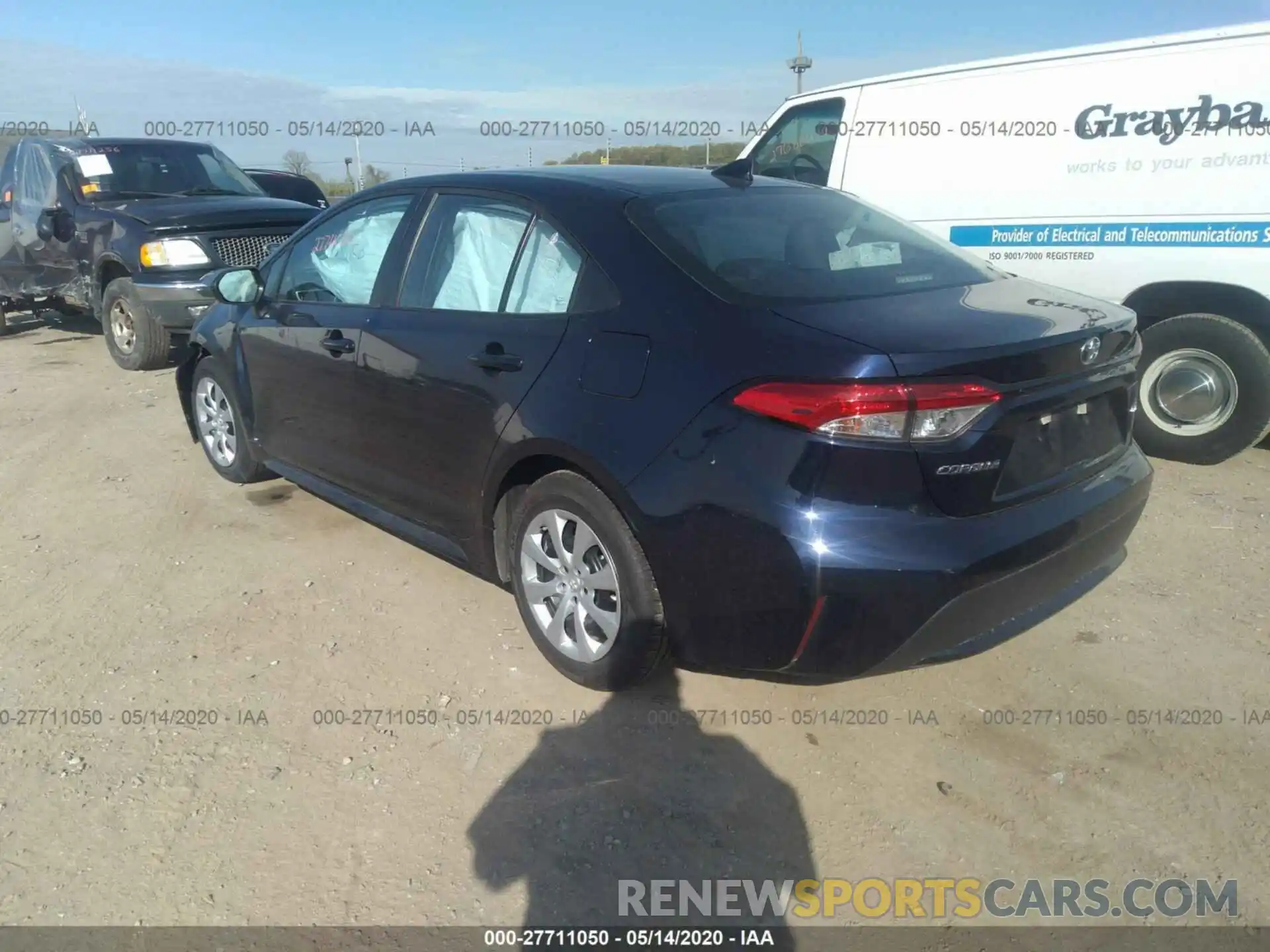 3 Photograph of a damaged car 5YFEPRAE2LP058203 TOYOTA COROLLA 2020