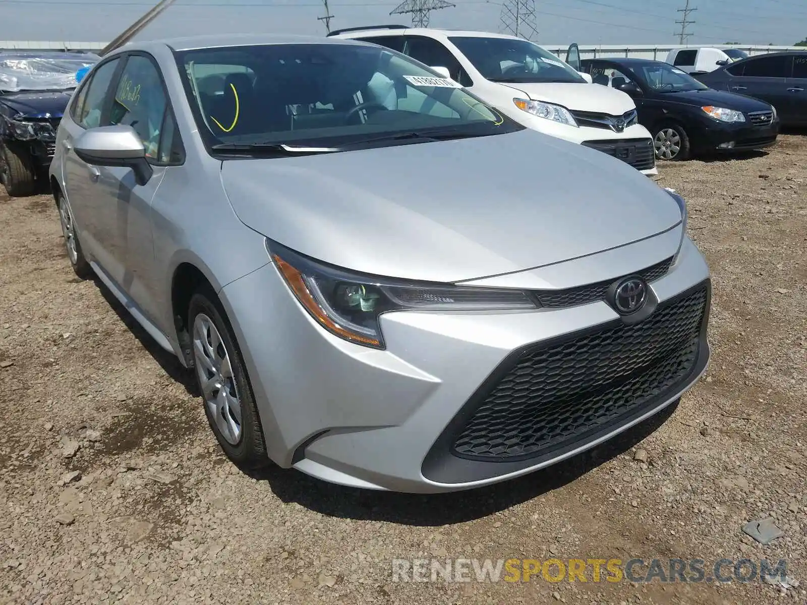 1 Photograph of a damaged car 5YFEPRAE2LP058735 TOYOTA COROLLA 2020