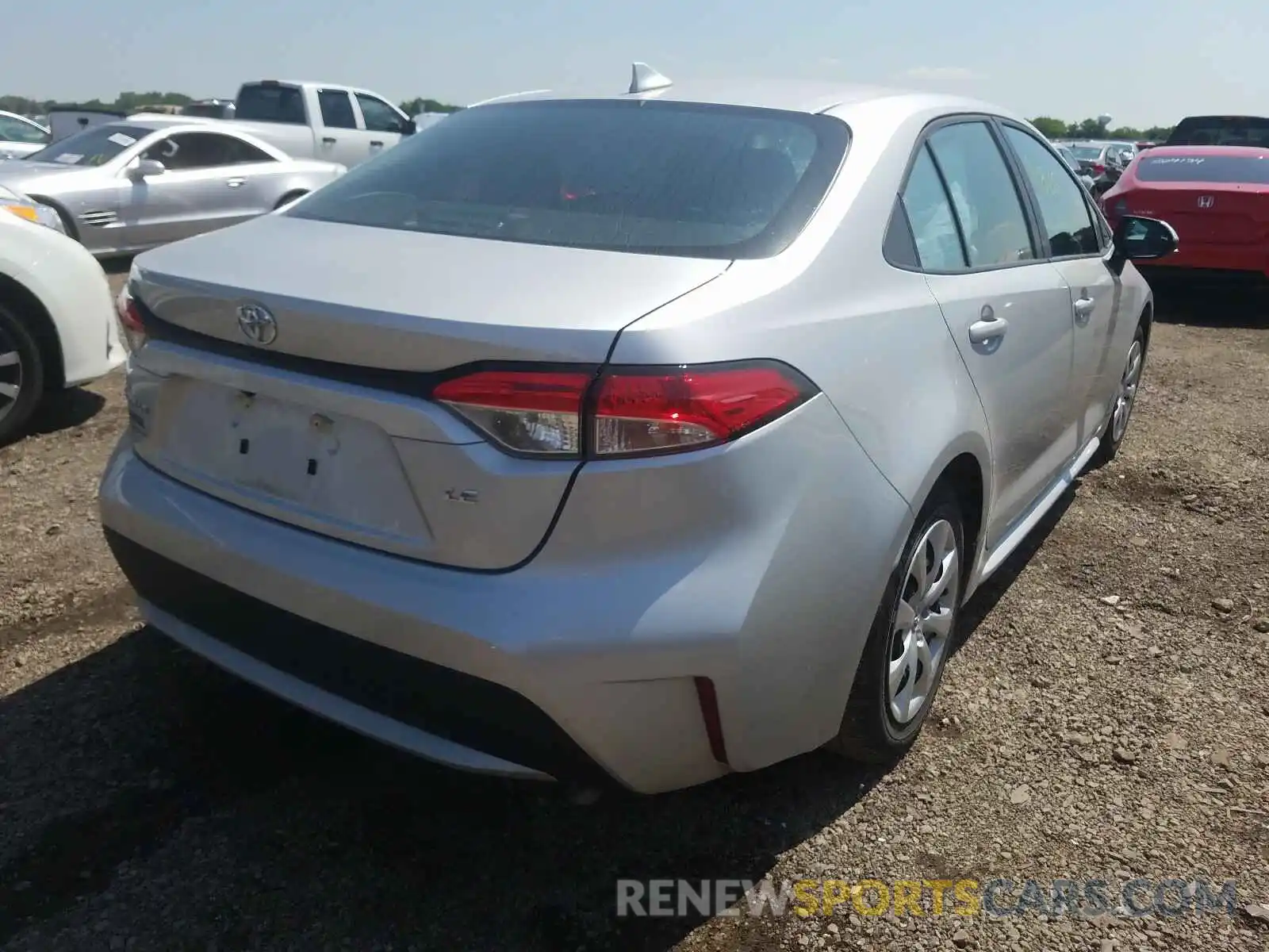 4 Photograph of a damaged car 5YFEPRAE2LP058735 TOYOTA COROLLA 2020