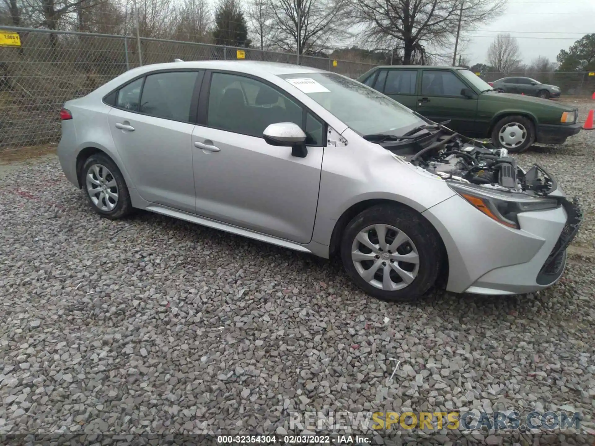 1 Photograph of a damaged car 5YFEPRAE2LP059075 TOYOTA COROLLA 2020