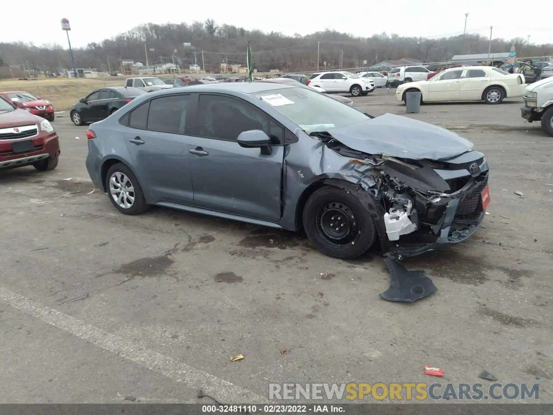 1 Photograph of a damaged car 5YFEPRAE2LP059514 TOYOTA COROLLA 2020