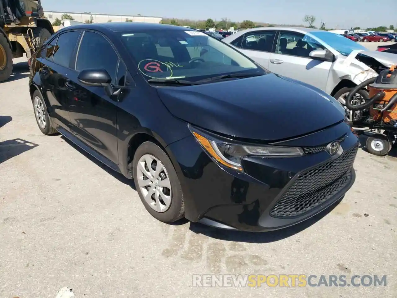 1 Photograph of a damaged car 5YFEPRAE2LP059609 TOYOTA COROLLA 2020